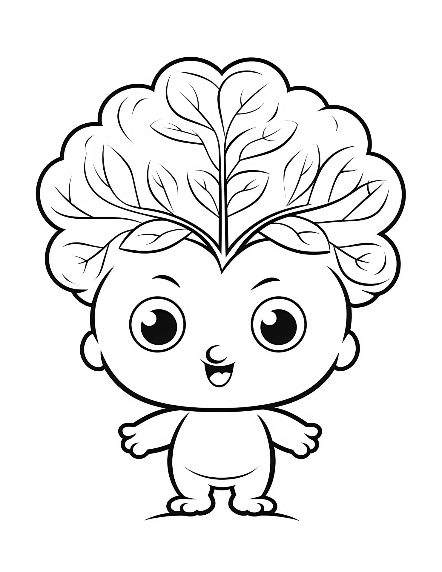 Brain for kids coloring page on white color background #30769