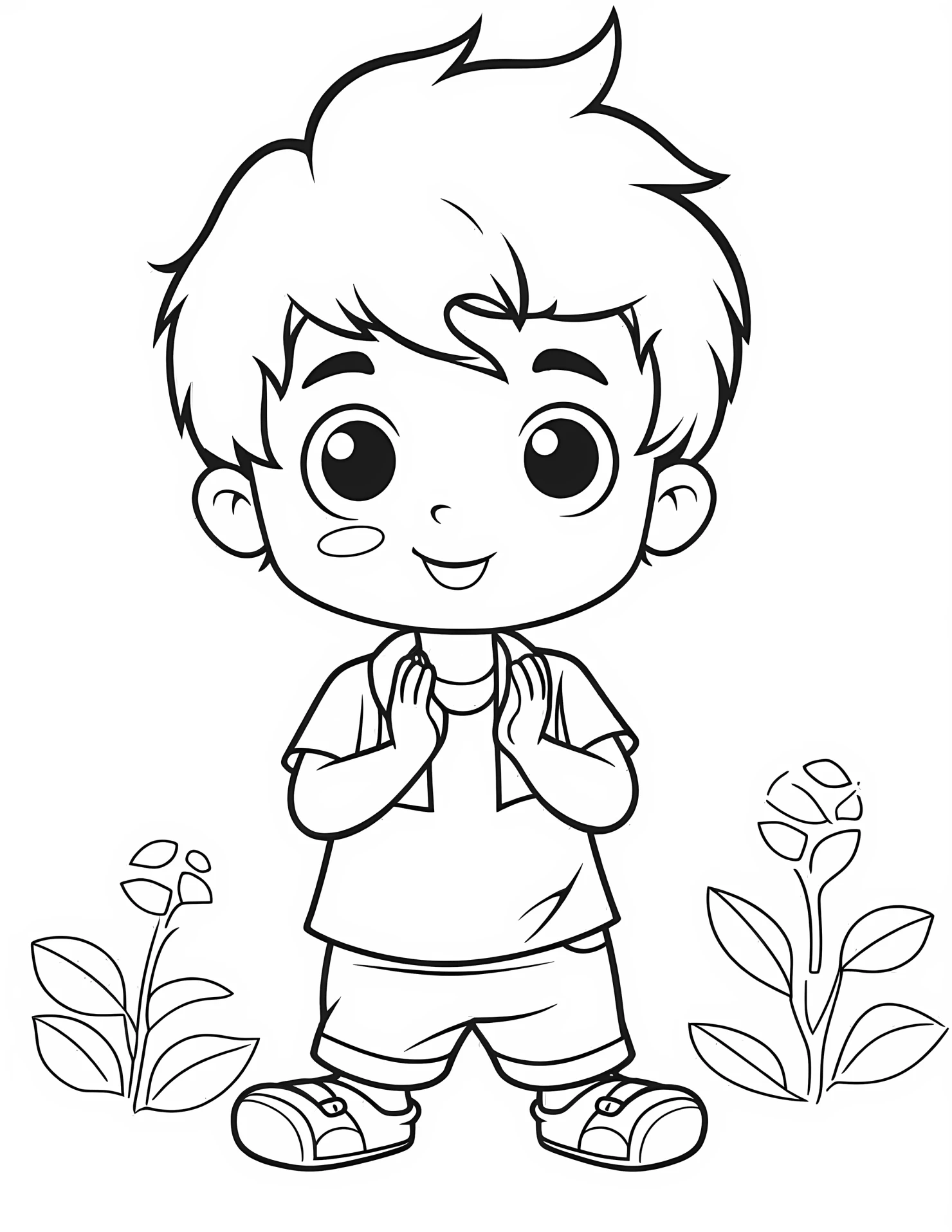 Brazil for kids coloring page on white color background #30774