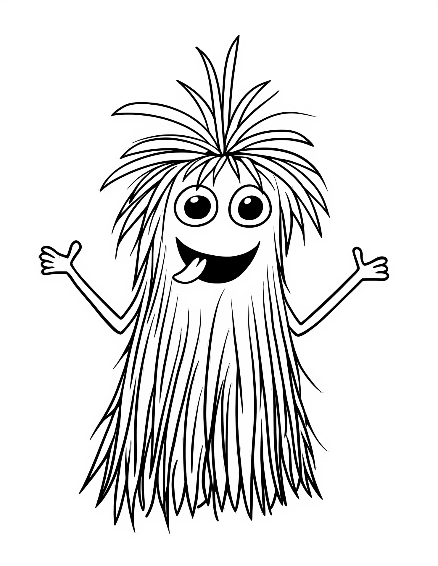 Broomstick for kids coloring page on white color background #30793