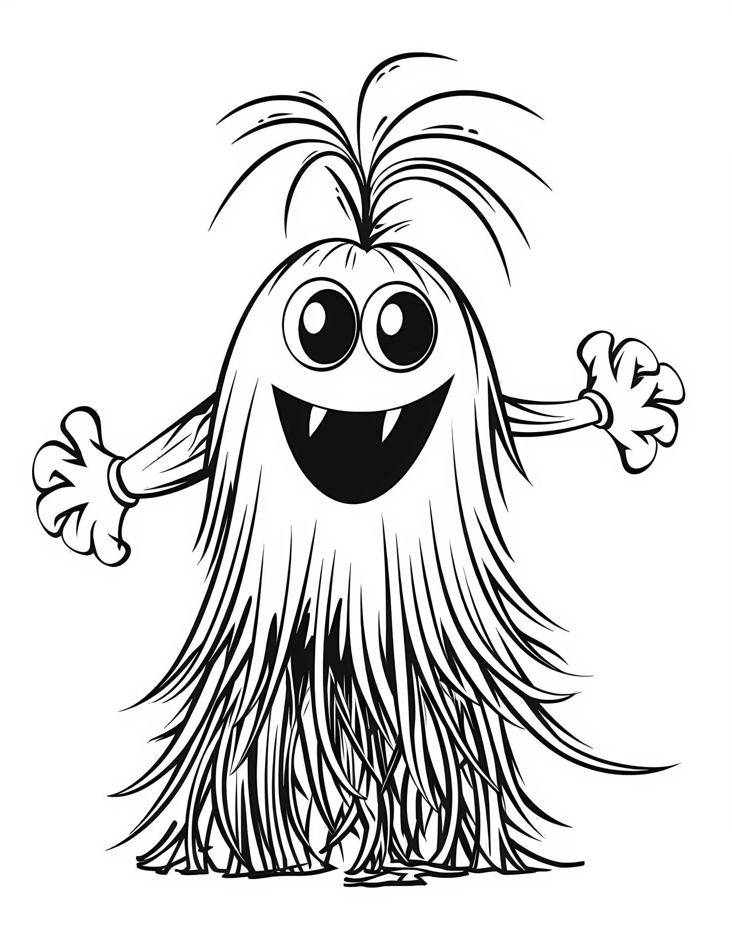 Broomstick for kids coloring page on white color background #30796