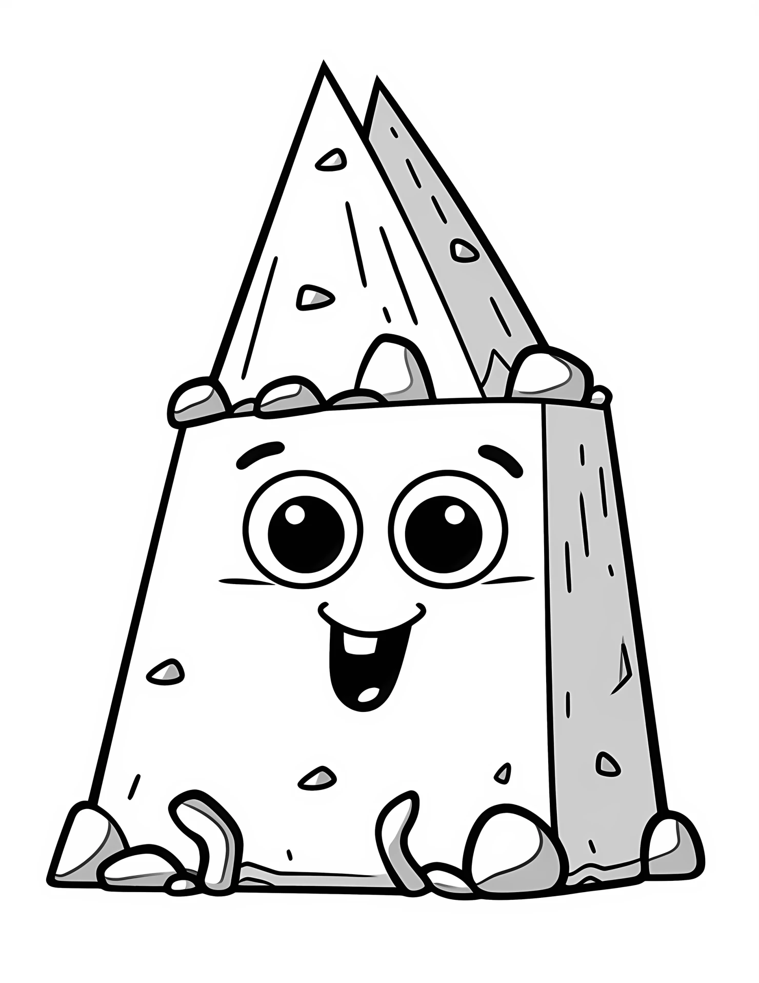 Brownie for kids coloring page on white color background #30799