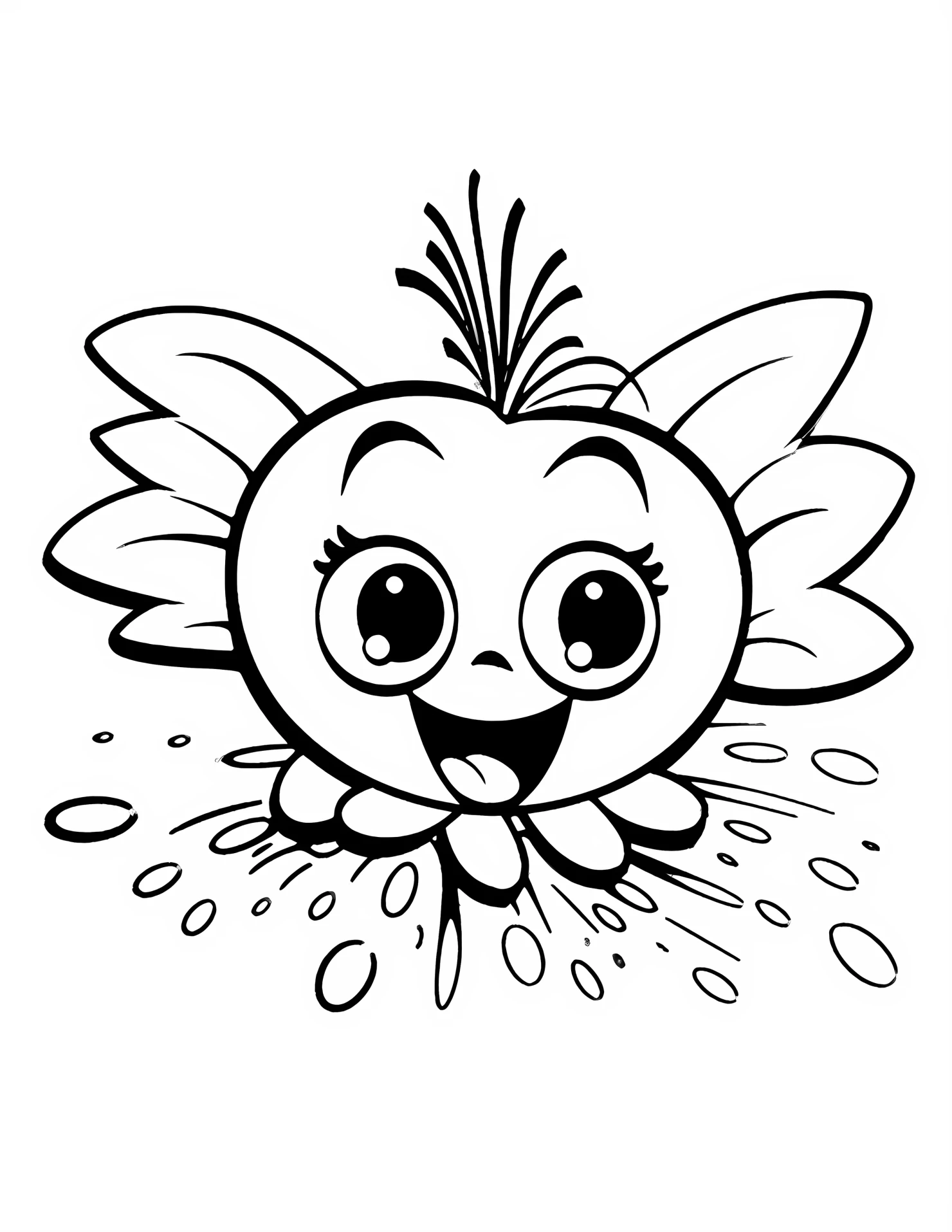 Butterflies for kids coloring page on white color background #30830