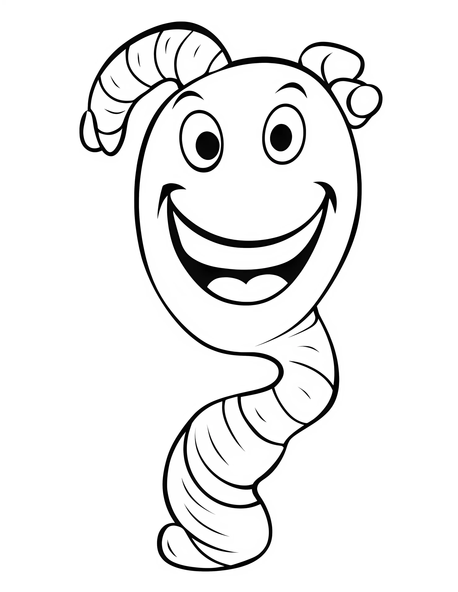 Candy cane for kids coloring page on white color background #30862