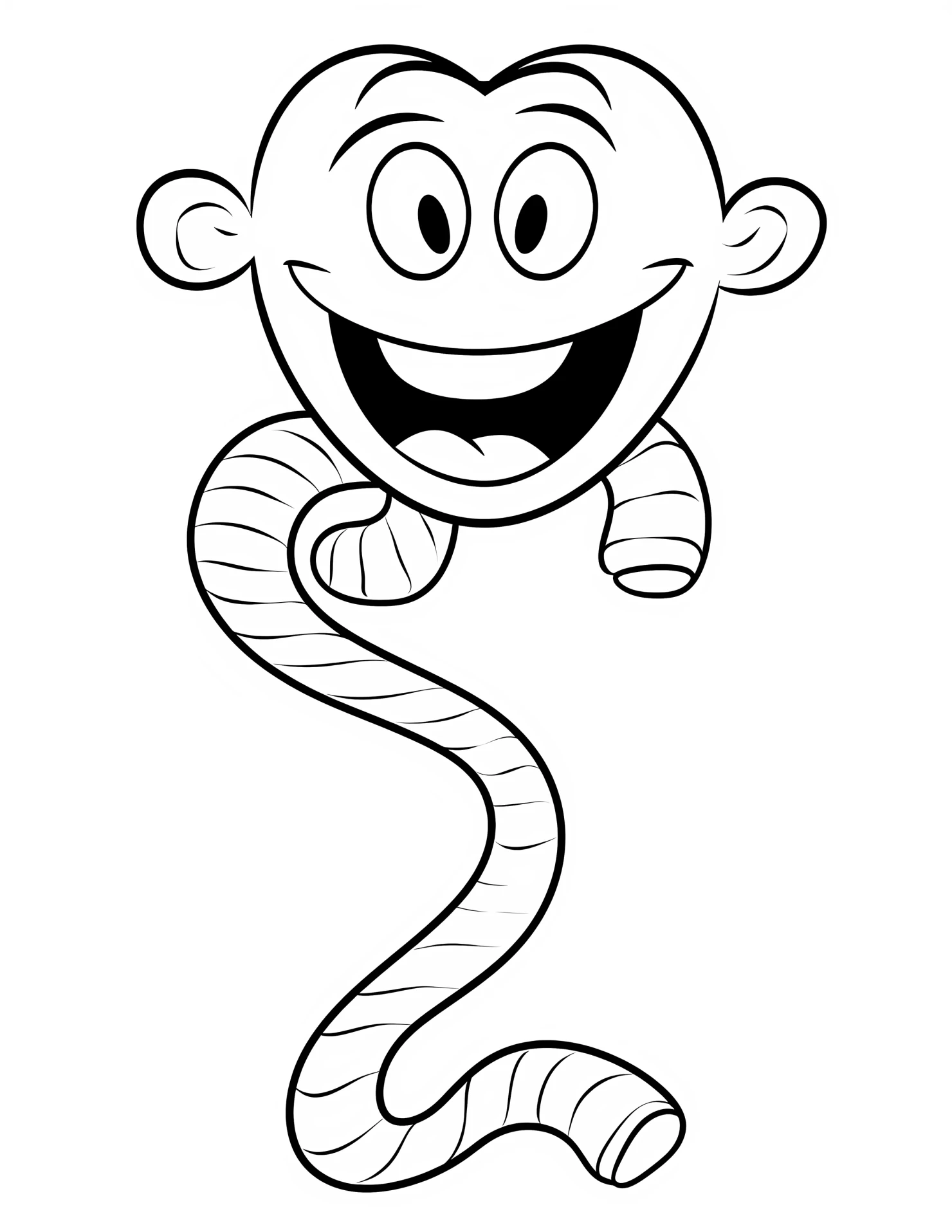 Candy cane for kids coloring page on white color background #30863