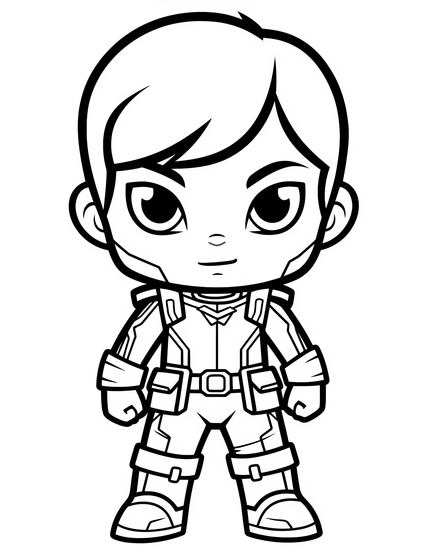 Captain America for kids coloring page on white color background #30875