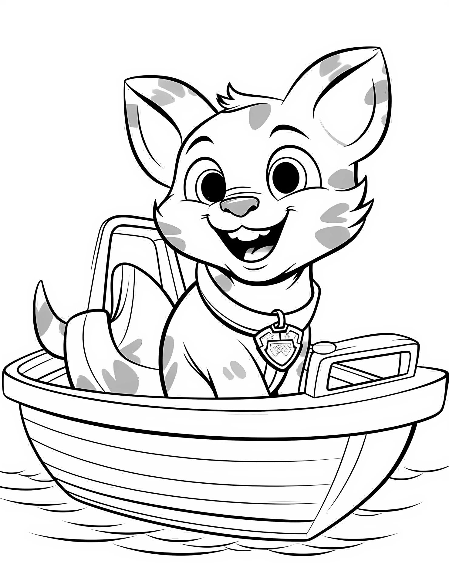 Cat for kids coloring page on white color background #30929