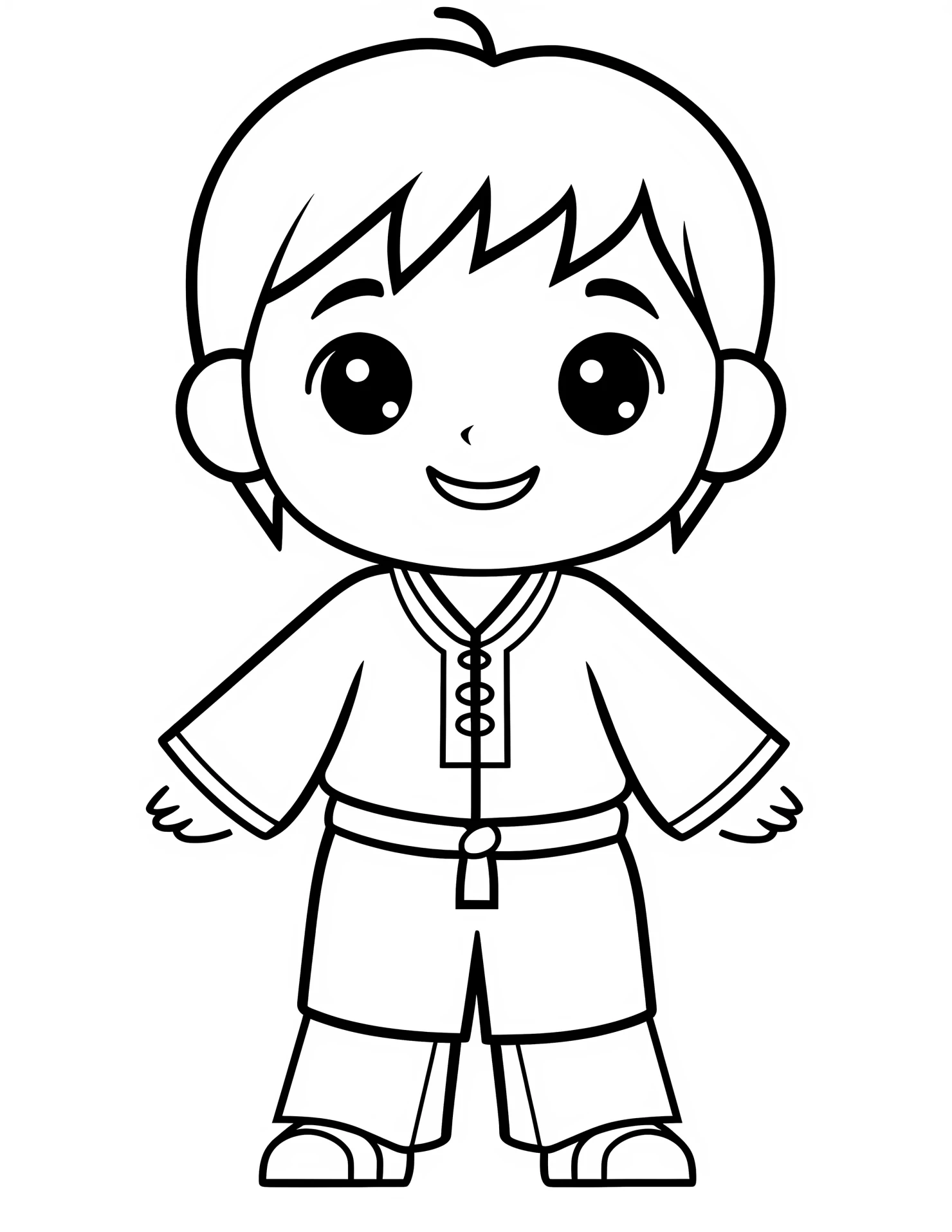 China for kids coloring page on white color background #30977