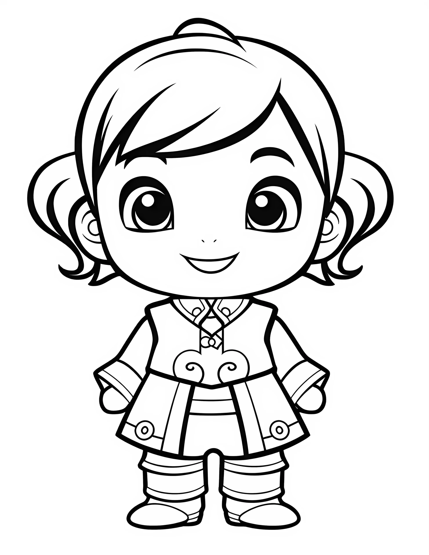 China for kids coloring page on white color background #30979
