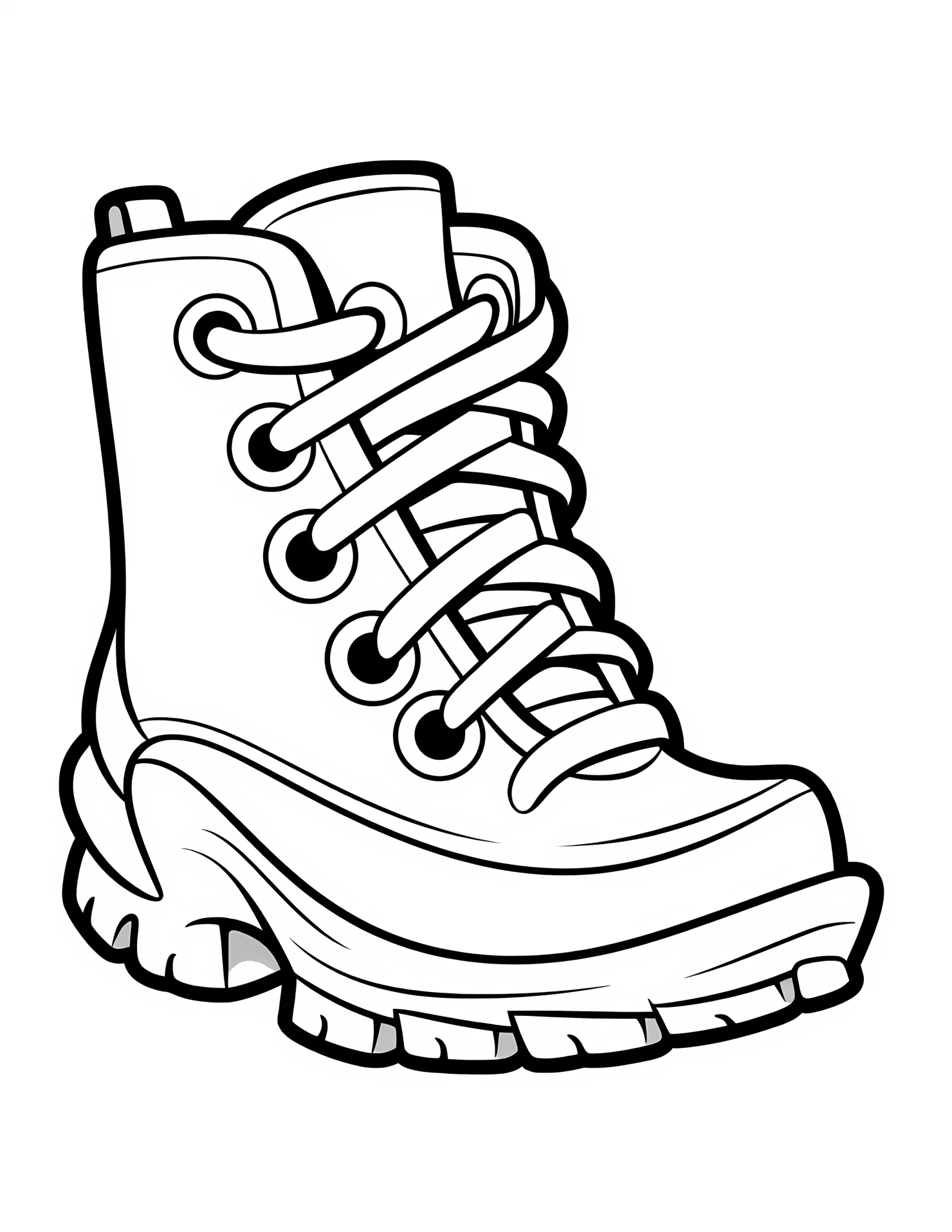 Cleat for kids coloring page on white color background #31009