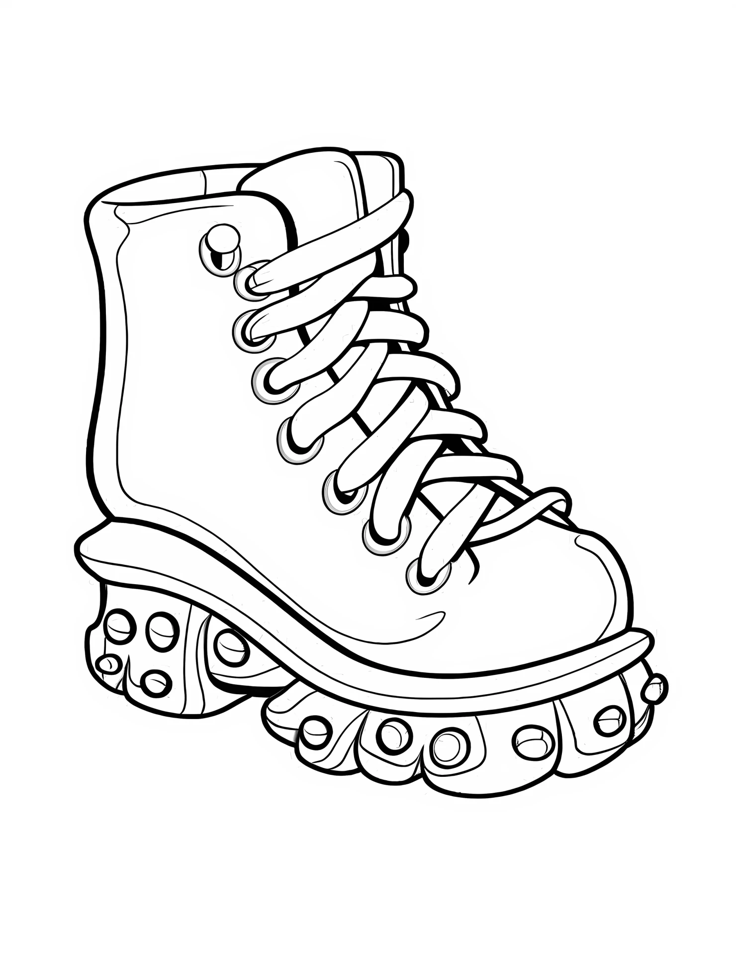 Cleat for kids coloring page on white color background #31010