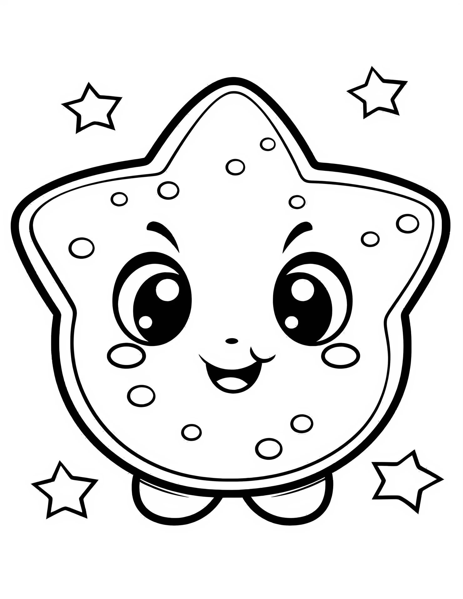 Cookie for kids coloring page on white color background #31051
