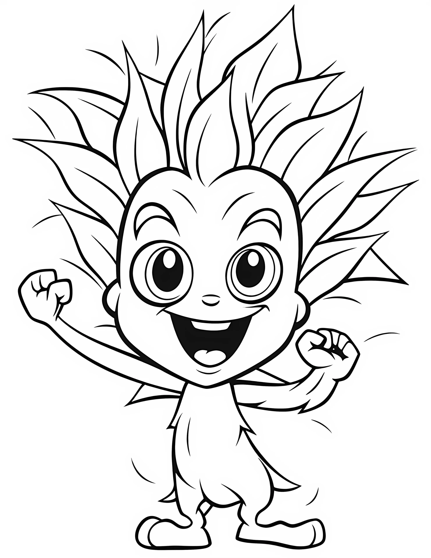 Corn for kids coloring page on white color background #31062
