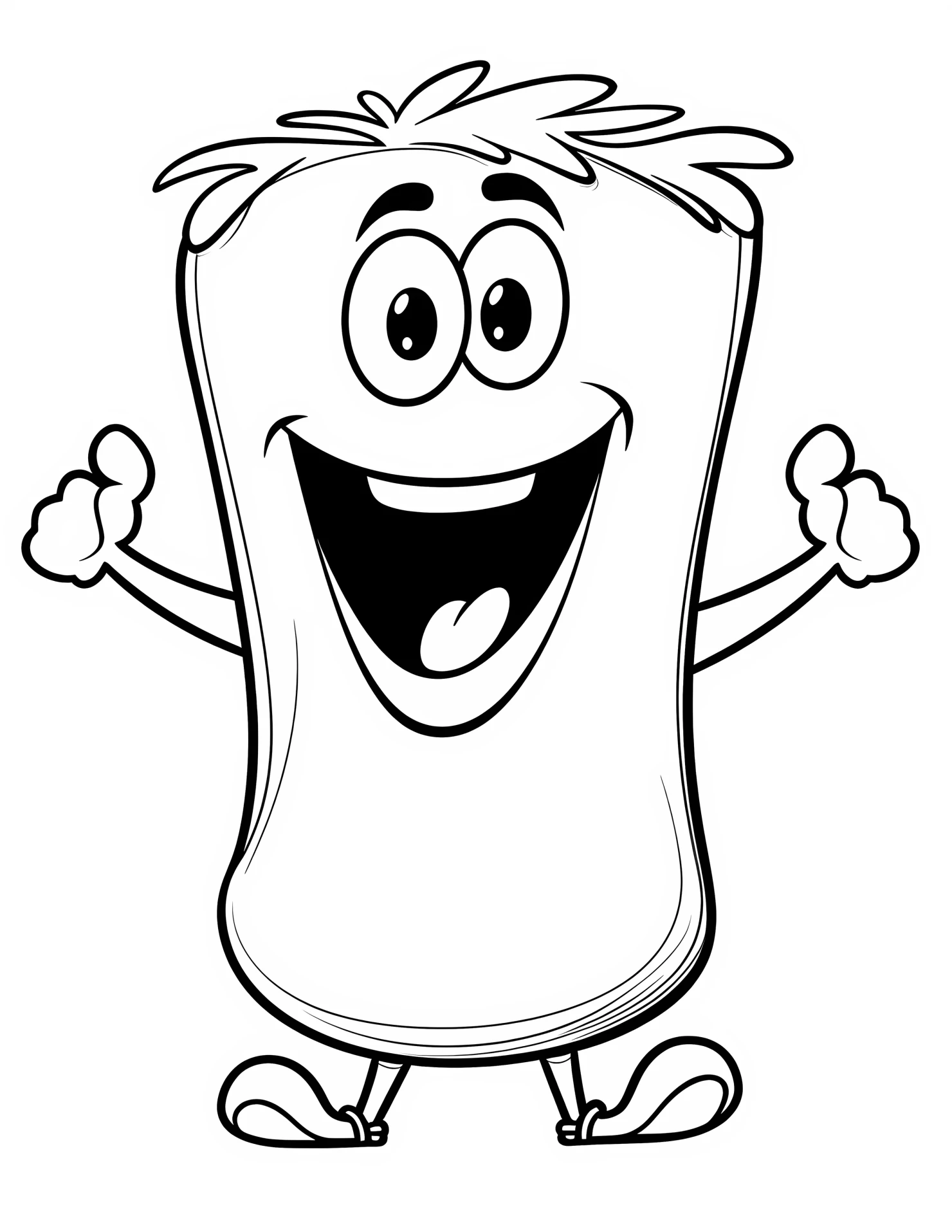 Crosse for kids coloring page on white color background #31111