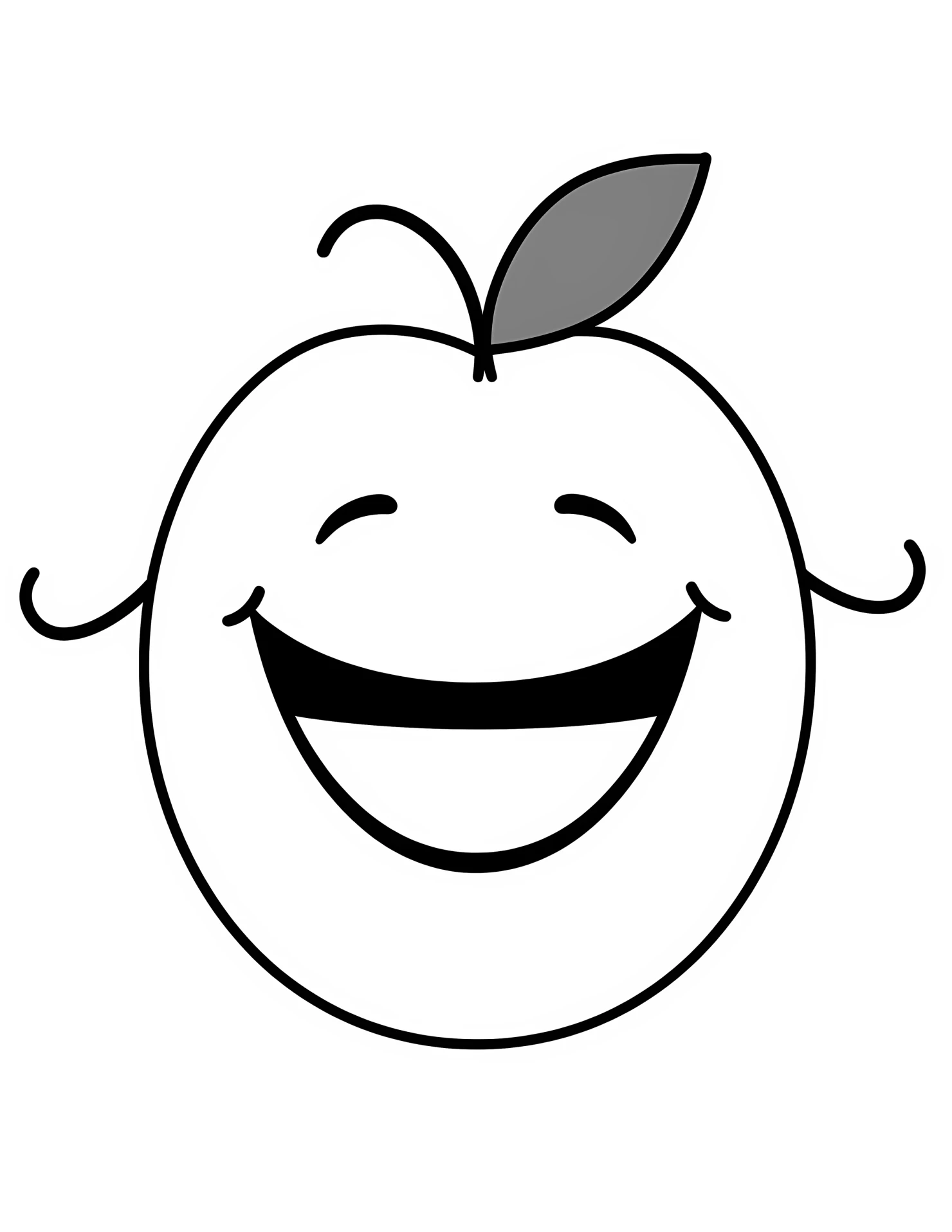 Cucumber for kids coloring page on white color background #31125