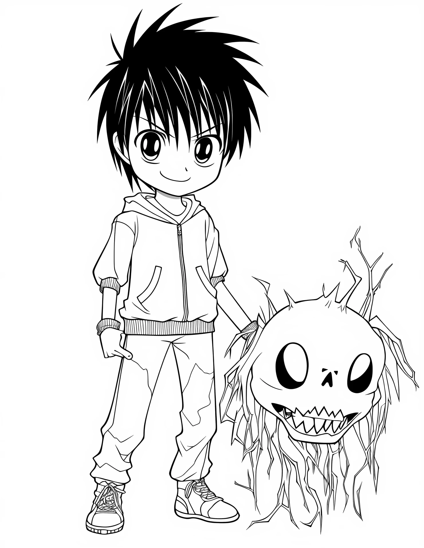 Death note for kids coloring page on white color background #31153