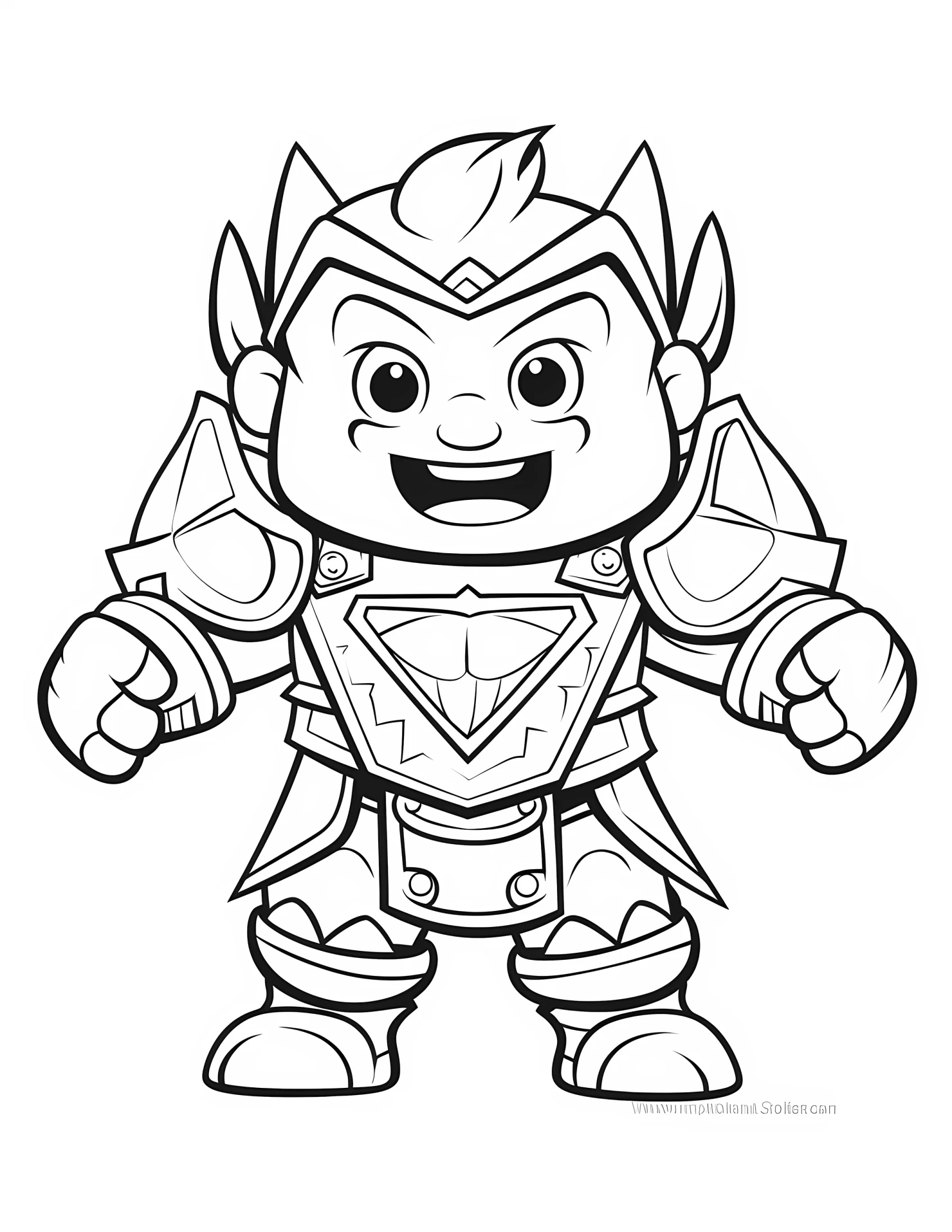 Defensive line for kids coloring page on white color background #31162