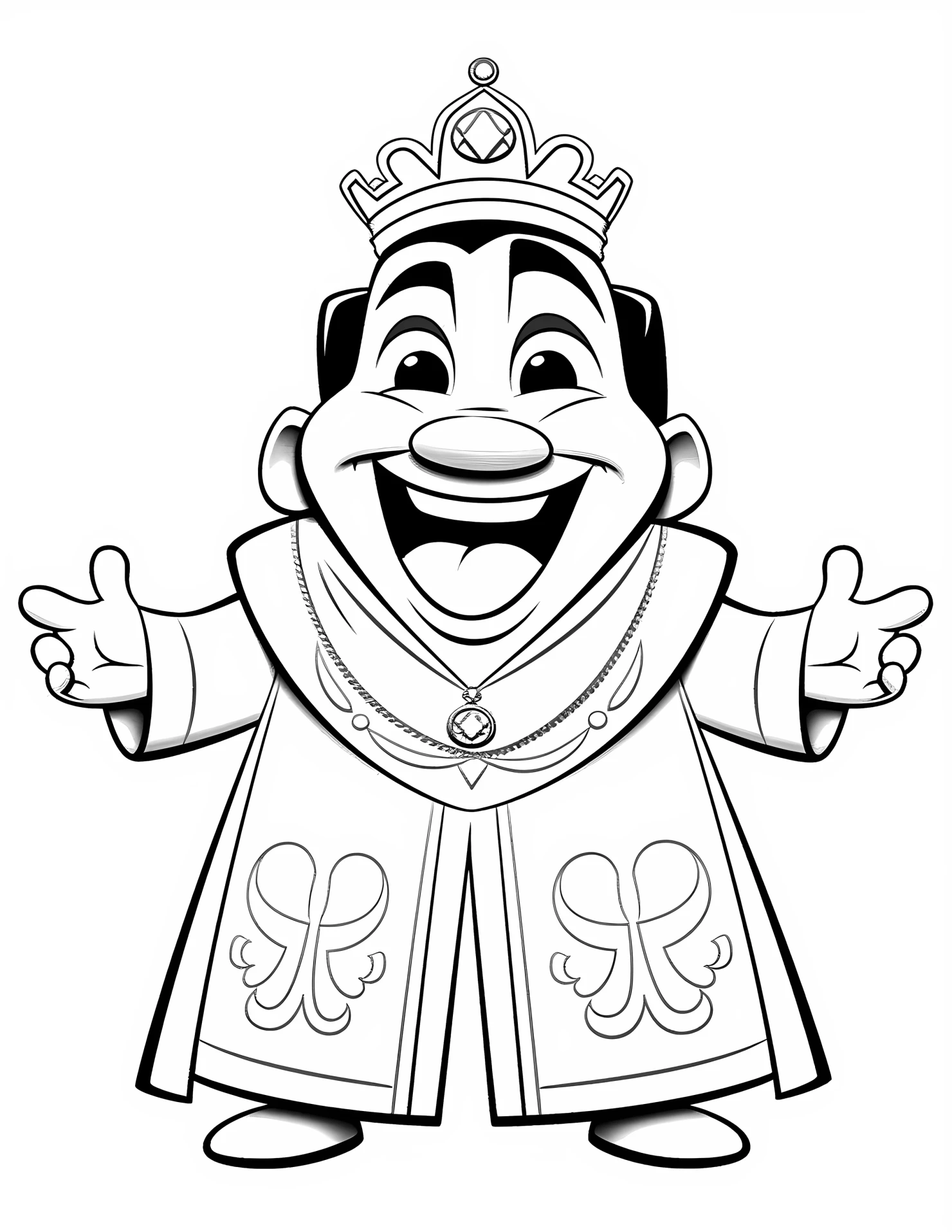 Disney princes for kids coloring page on white color background #31188