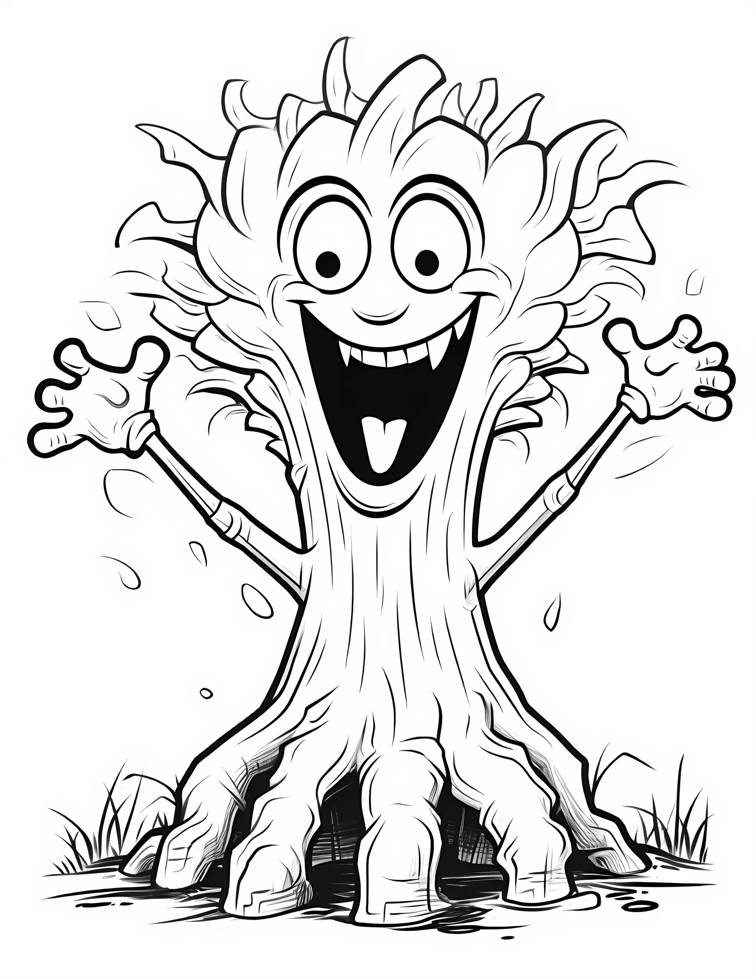 Dry season for kids coloring page on white color background #31290