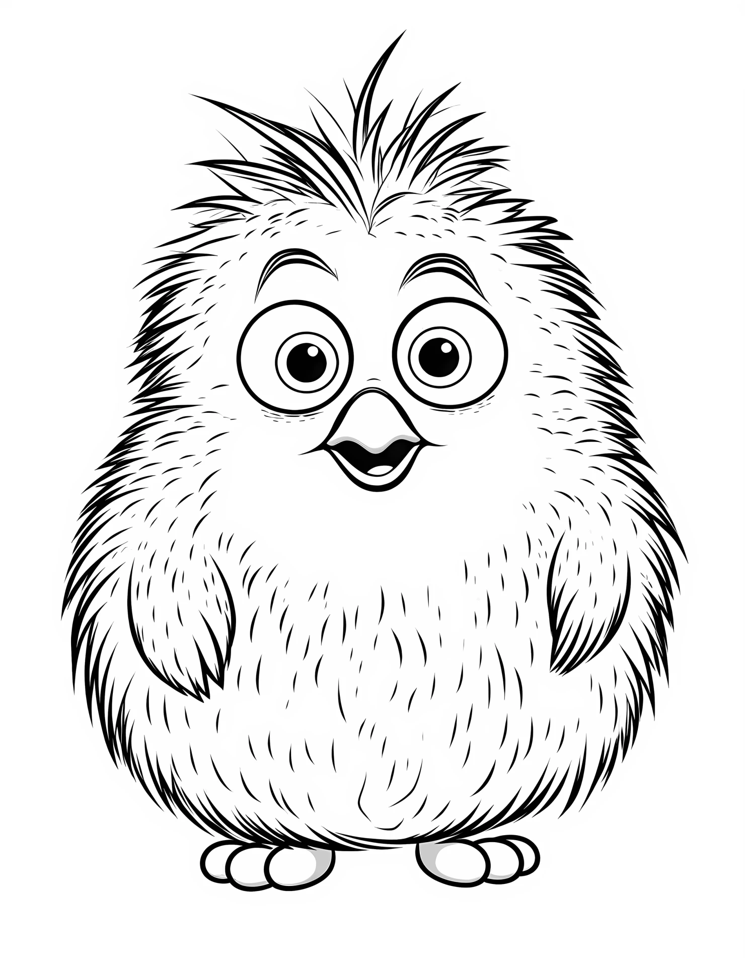Egale for kids coloring page on white color background #31320