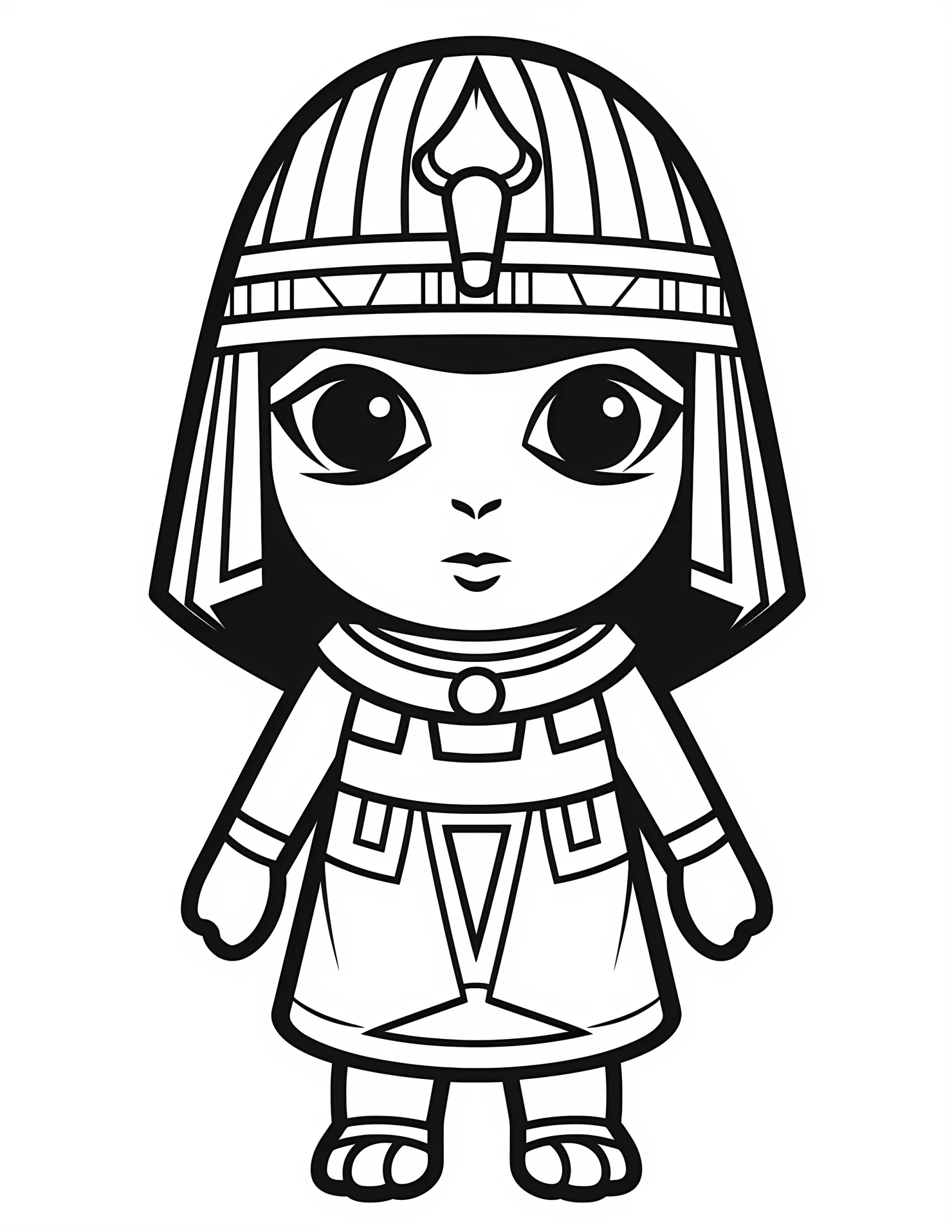 Egypt for kids coloring page on white color background #31330