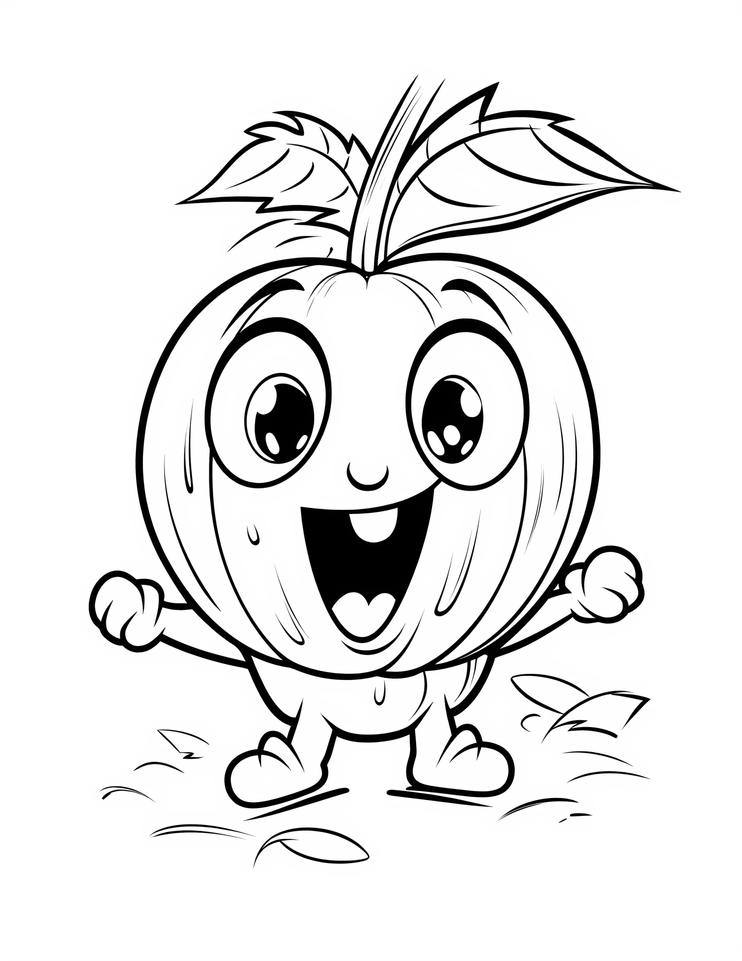 Fall for kids coloring page on white color background #31403