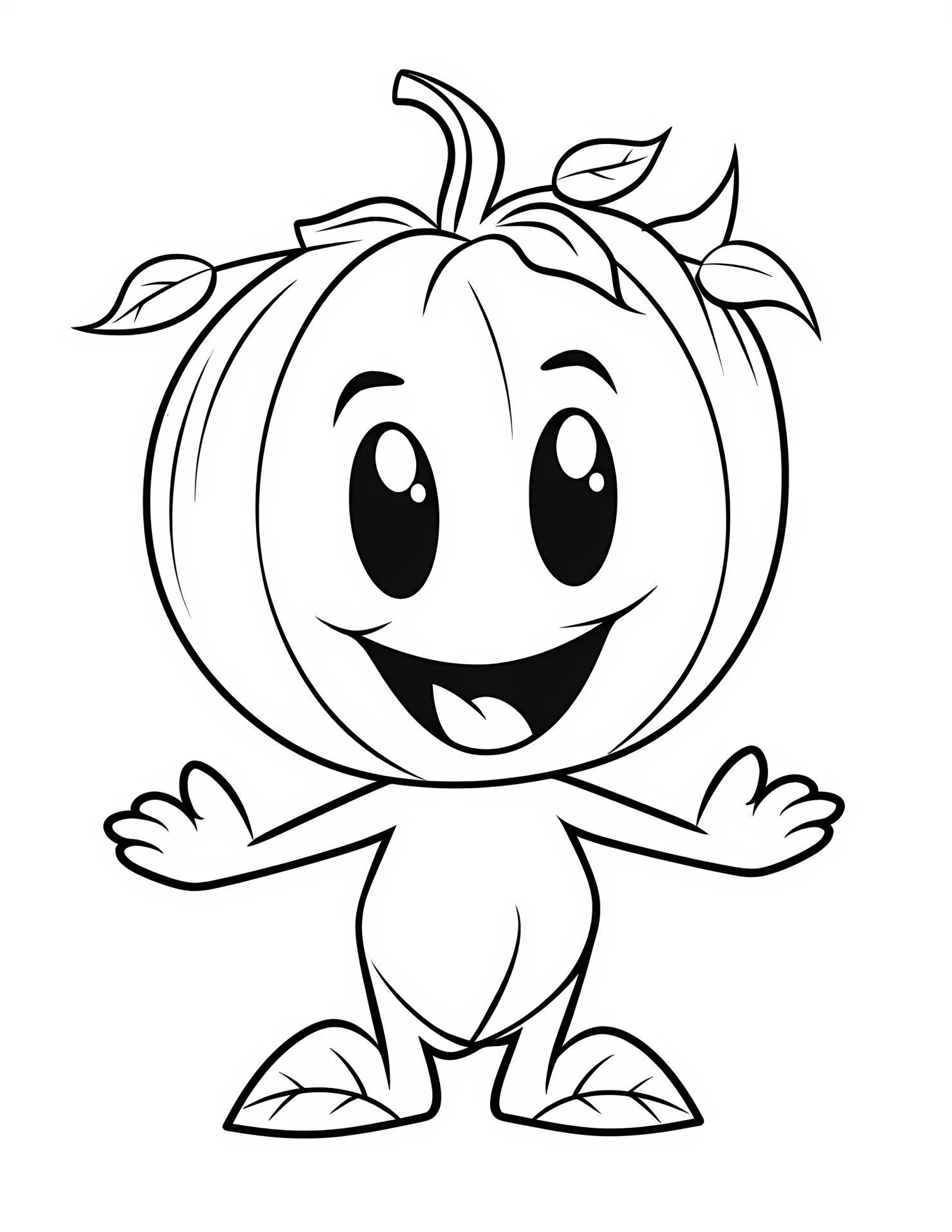 Fall for kids coloring page on white color background #31404