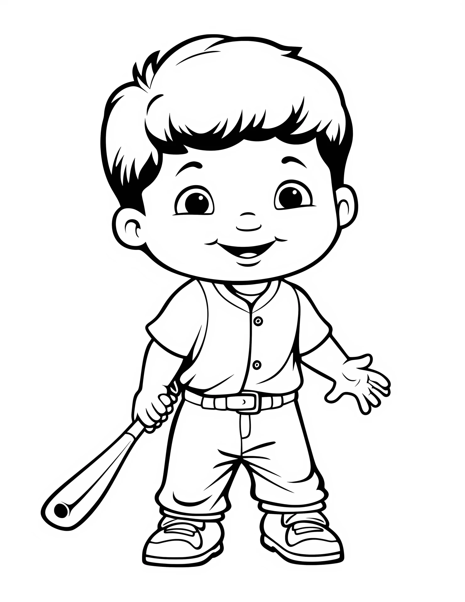 First baseman for kids coloring page on white color background #31473