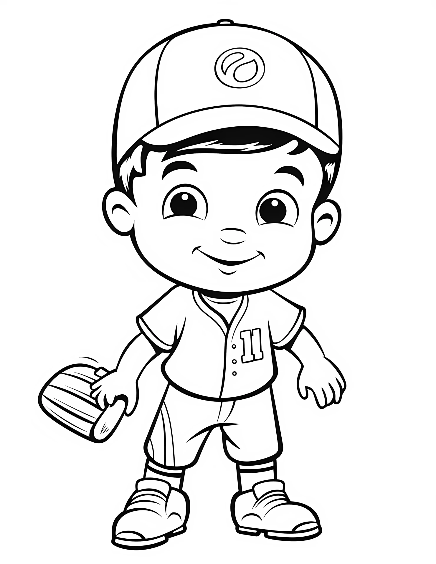 First baseman for kids coloring page on white color background #31476