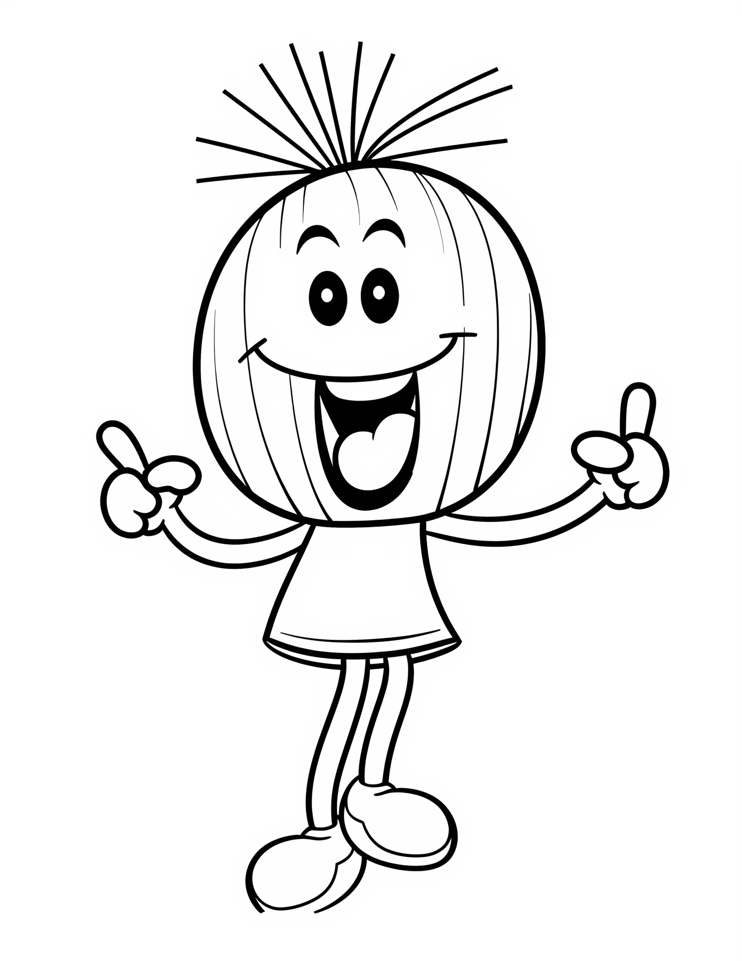 Forehand for kids coloring page on white color background #31534