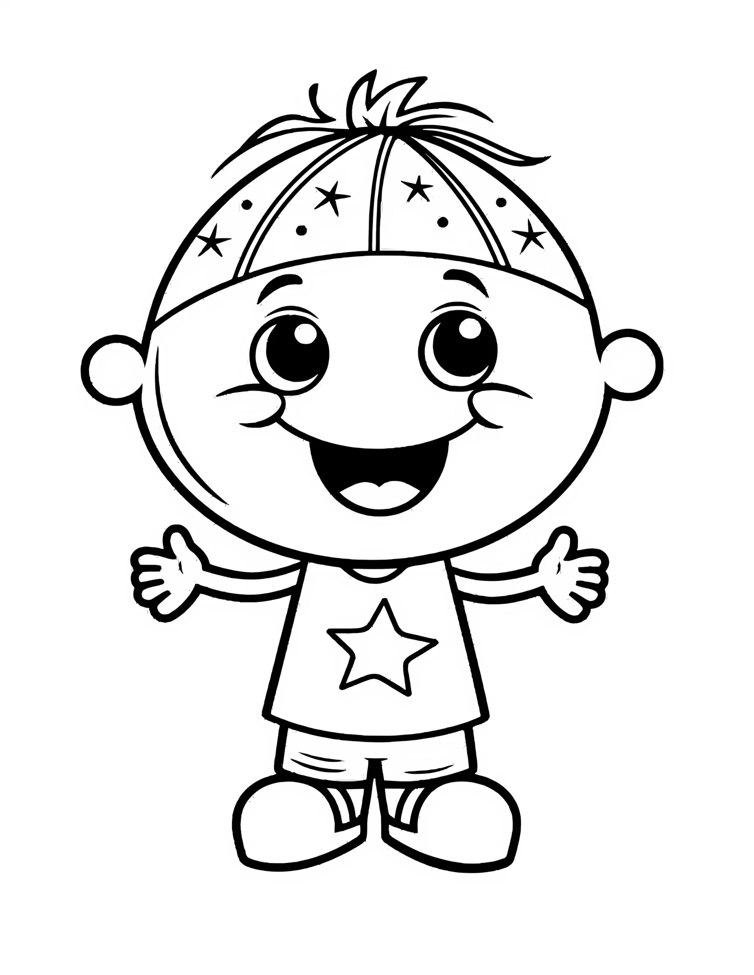 Free throw for kids coloring page on white color background #31565