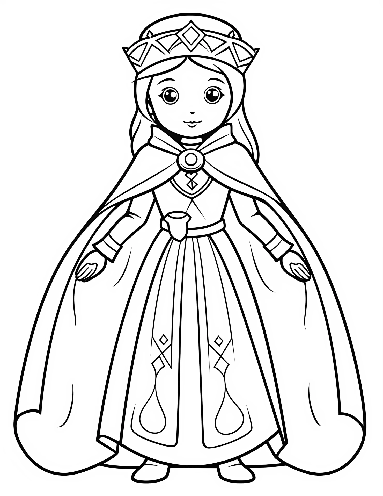 Frigg for kids coloring page on white color background #31585