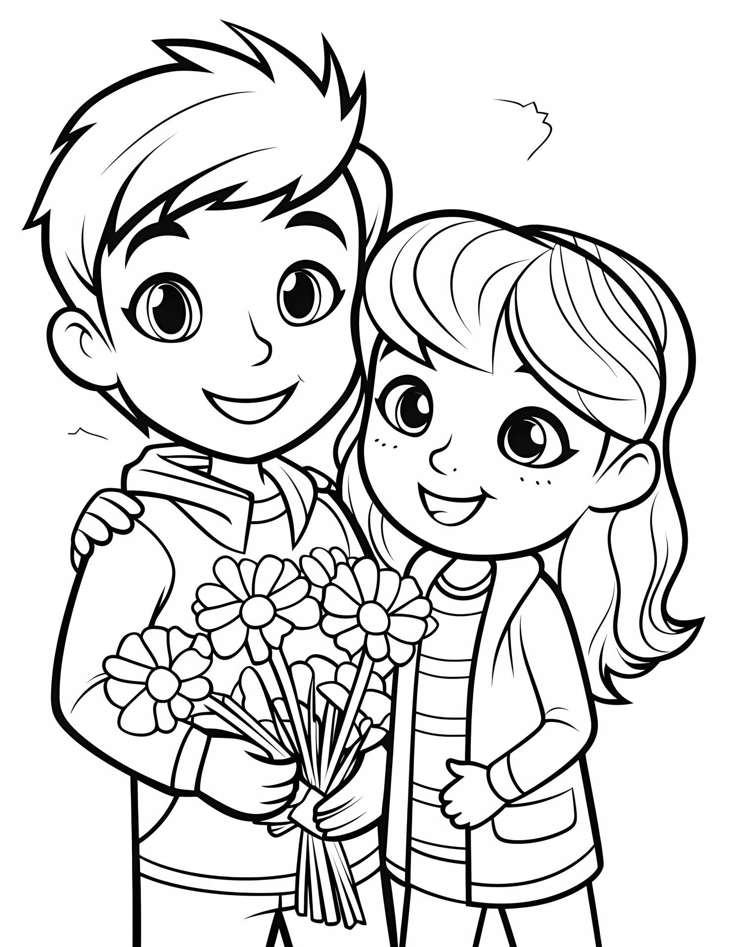 Gratitude for kids coloring page on white color background #31675