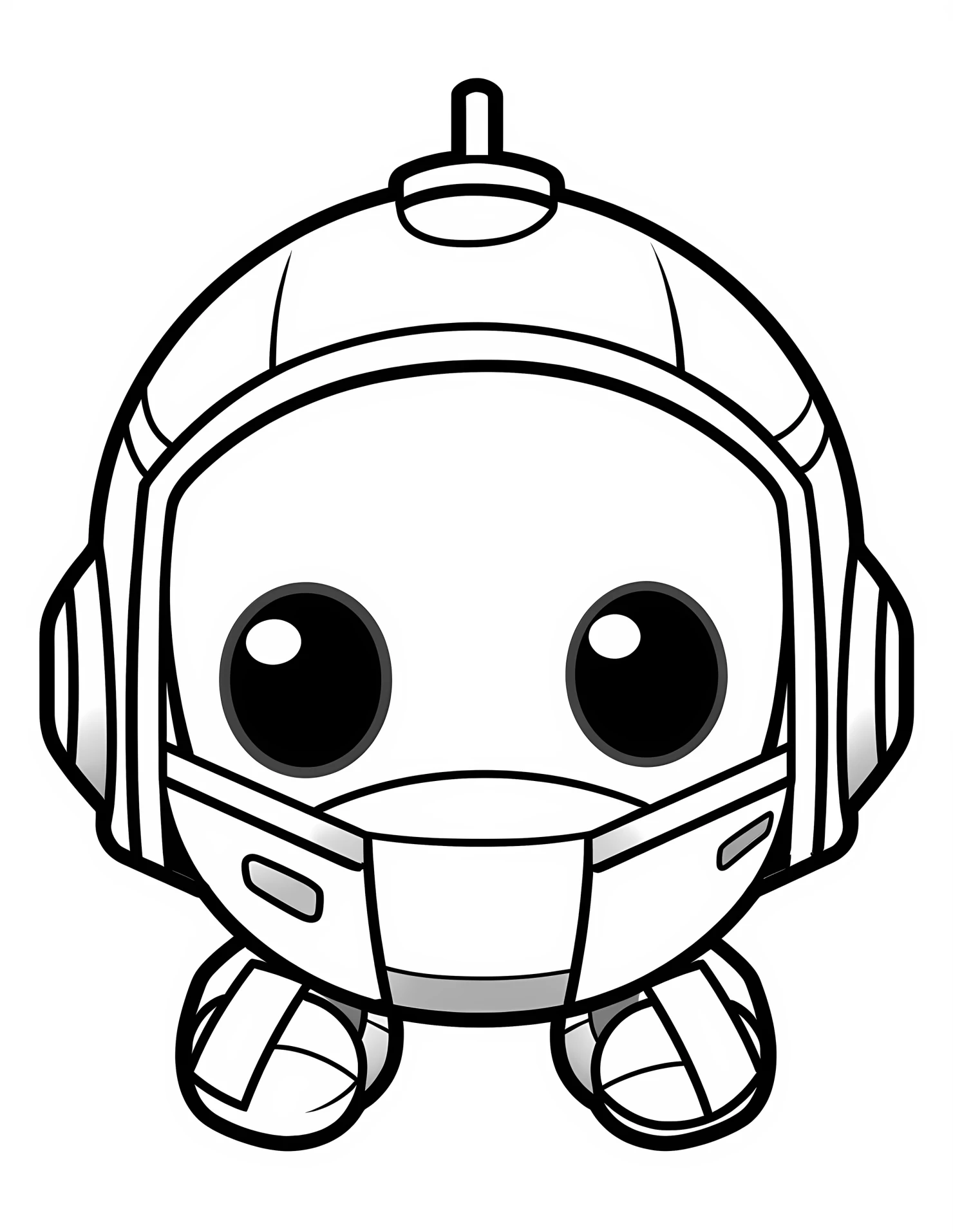 Helmet for kids coloring page on white color background #31748