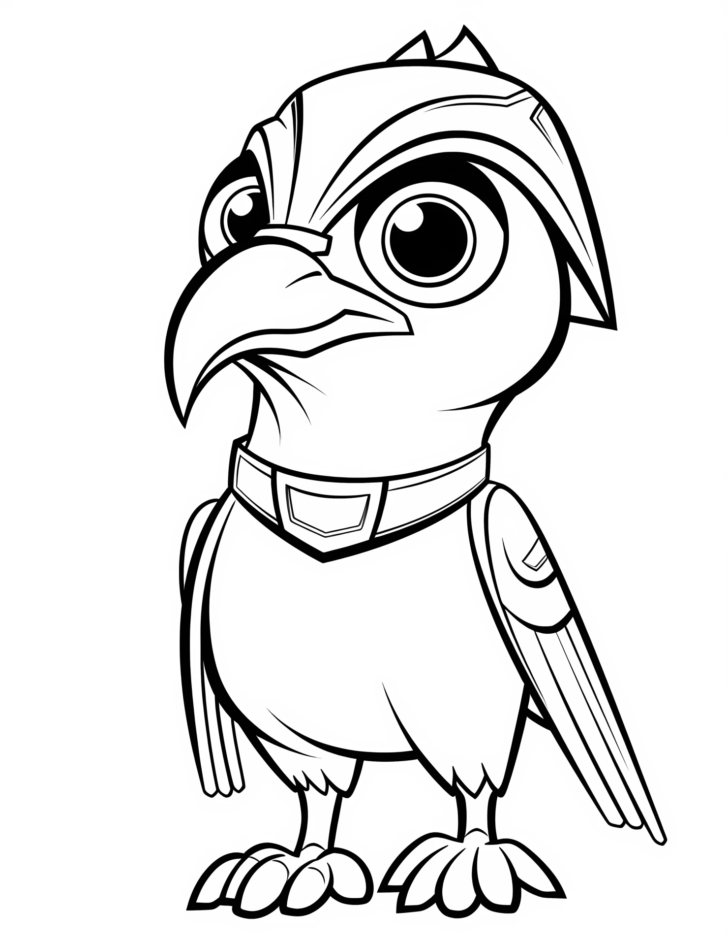 Horus for kids coloring page on white color background #31783