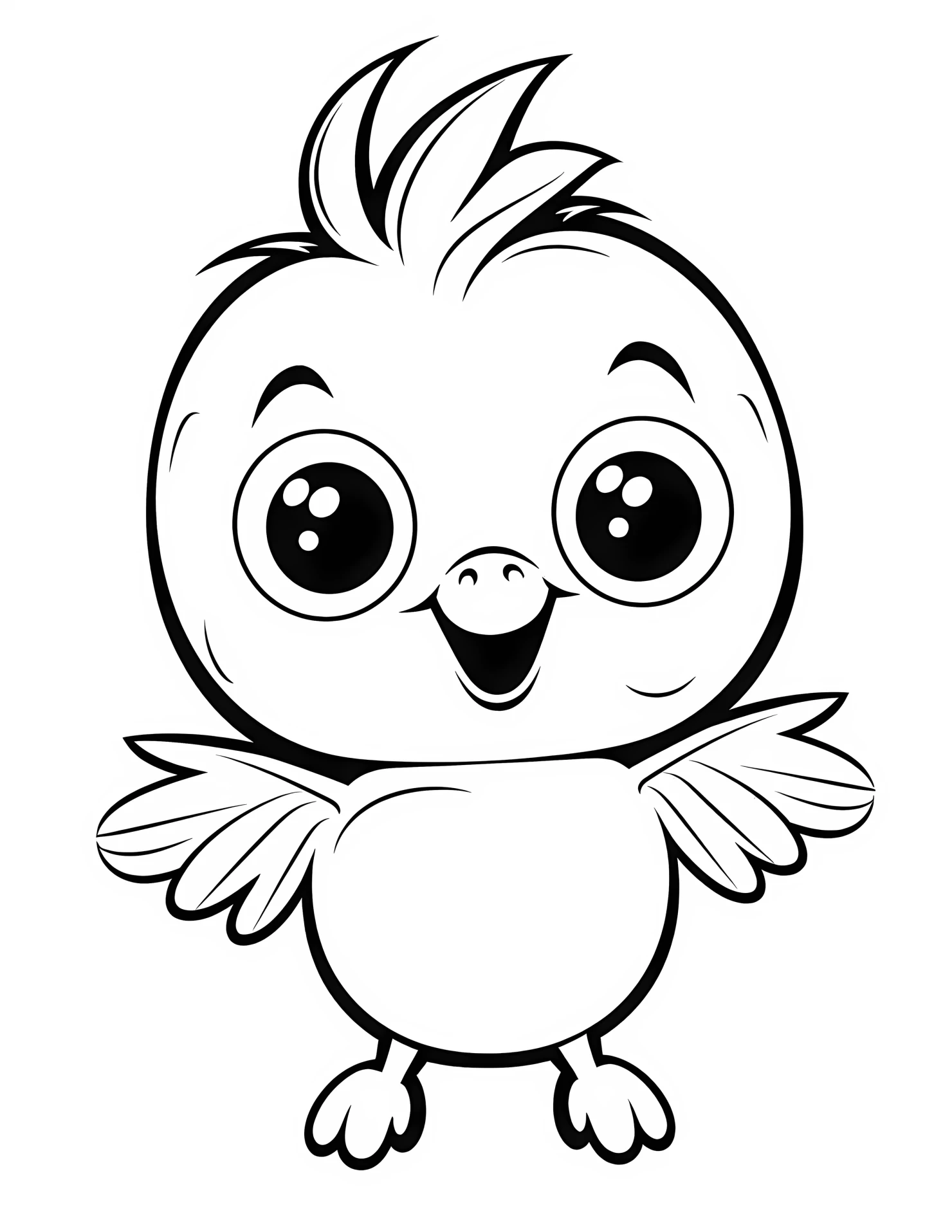 Hummingbird for kids coloring page on white color background #31797