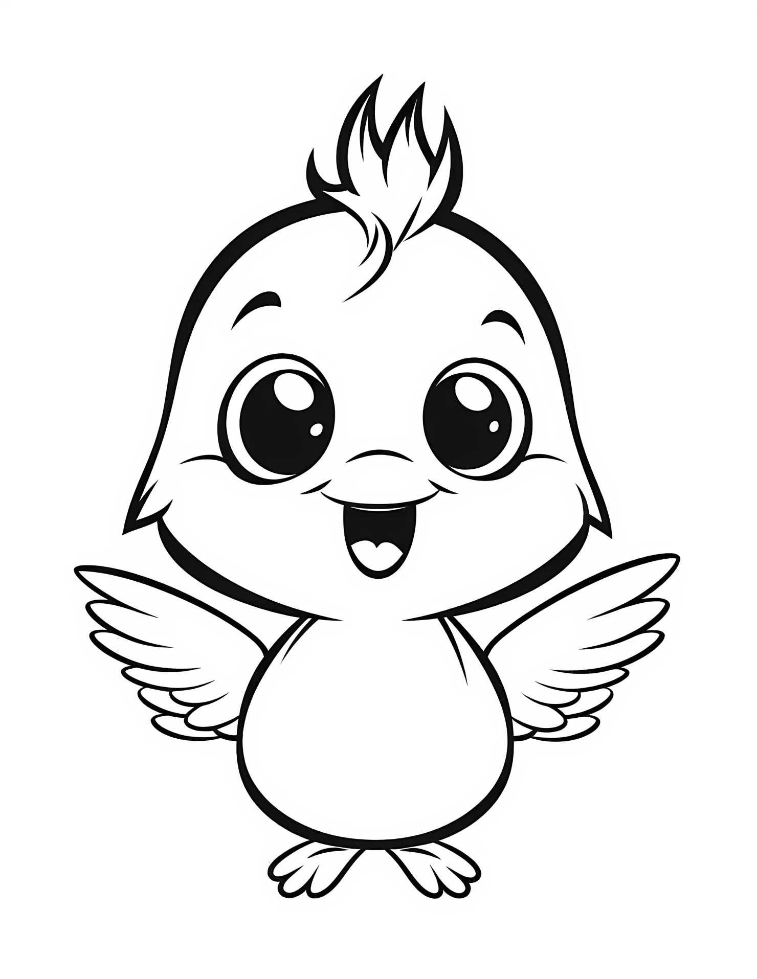 Hummingbird for kids coloring page on white color background #31798