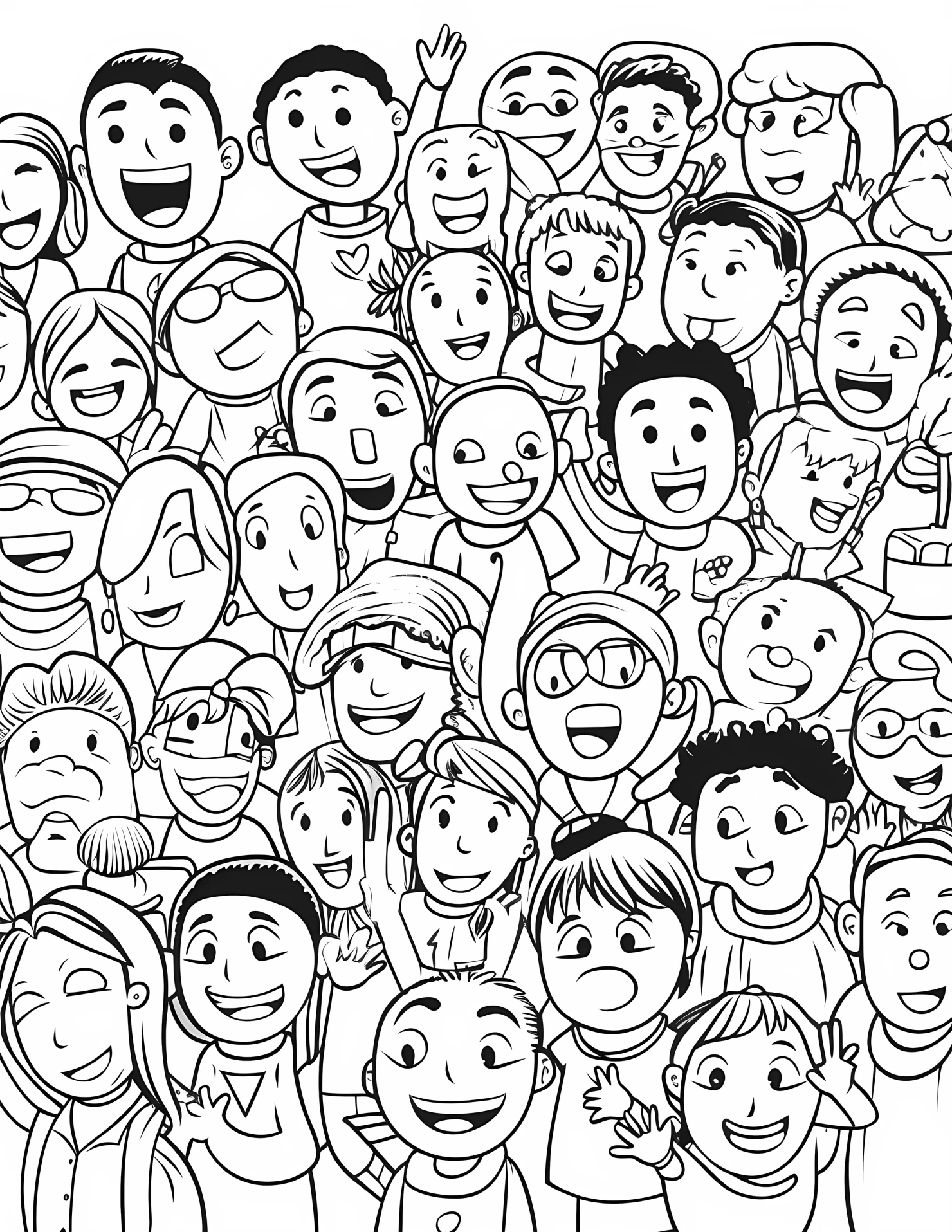 Immigration for kids coloring page on white color background #31827
