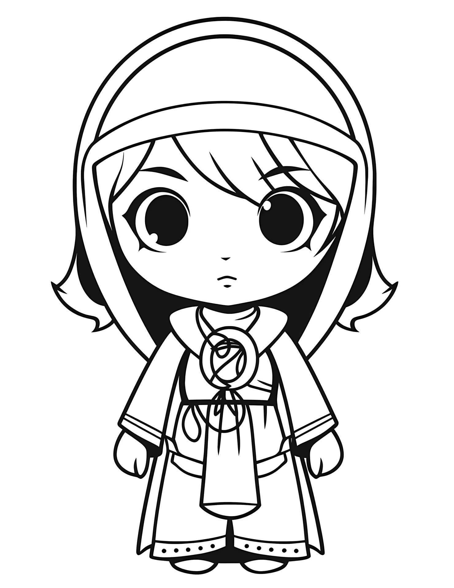 Islam for kids coloring page on white color background #31848