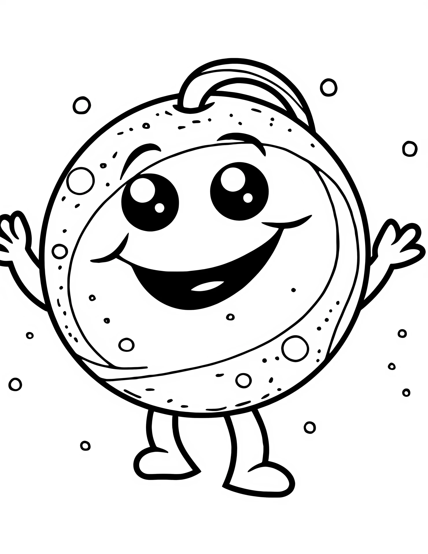Jupiter for kids coloring page on white color background #31884