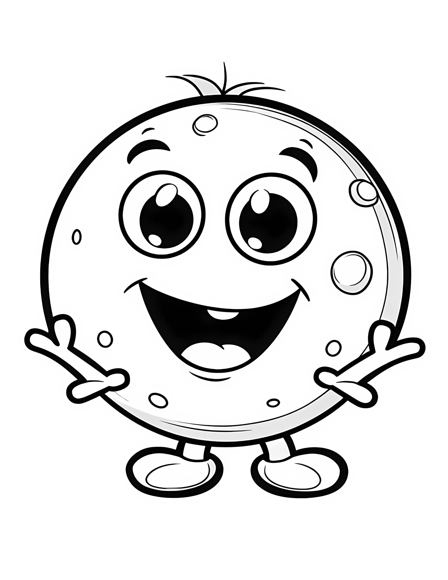 Jupiter for kids coloring page on white color background #31886