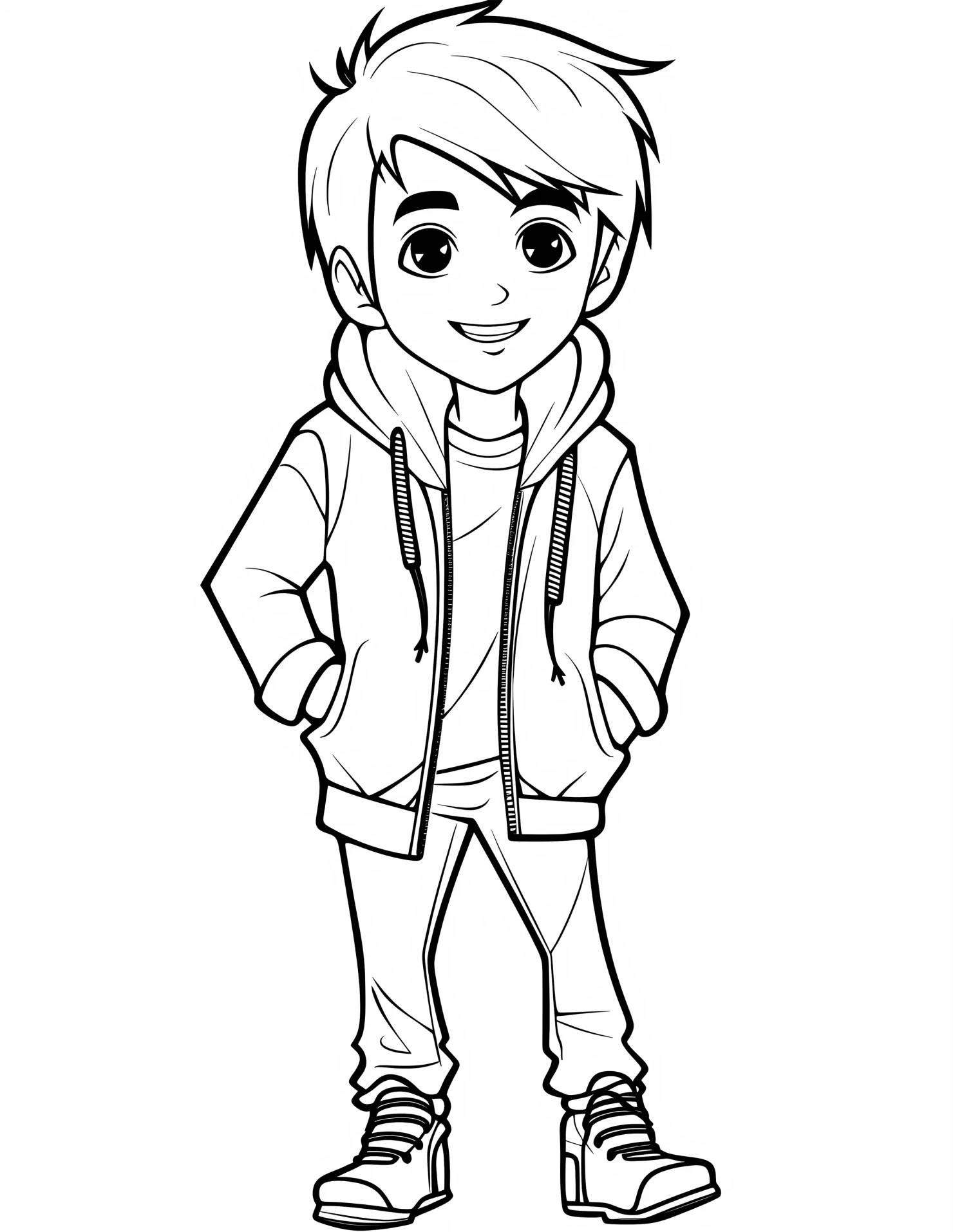 Justin bieber for kids coloring page on white color background #31887