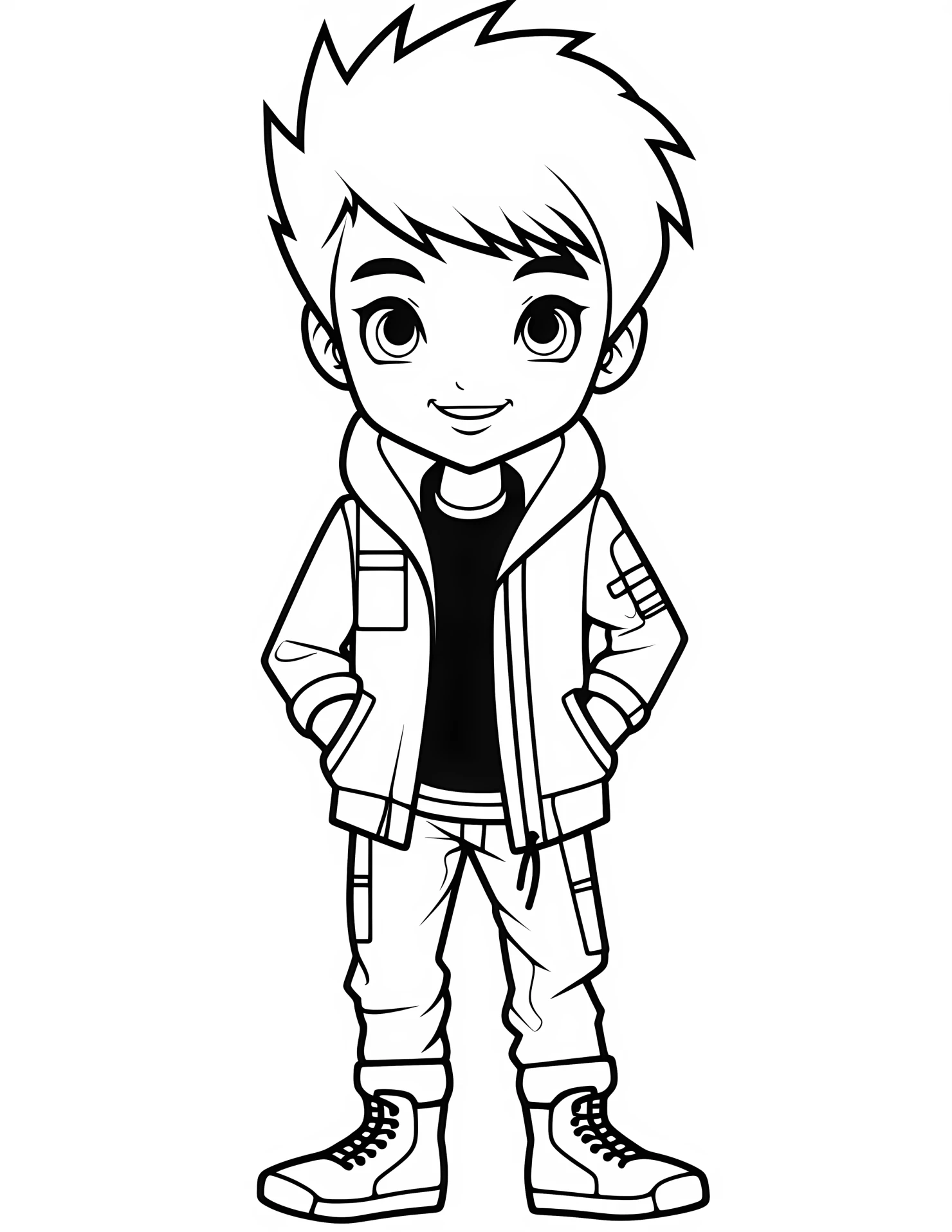 Justin bieber for kids coloring page on white color background #31889