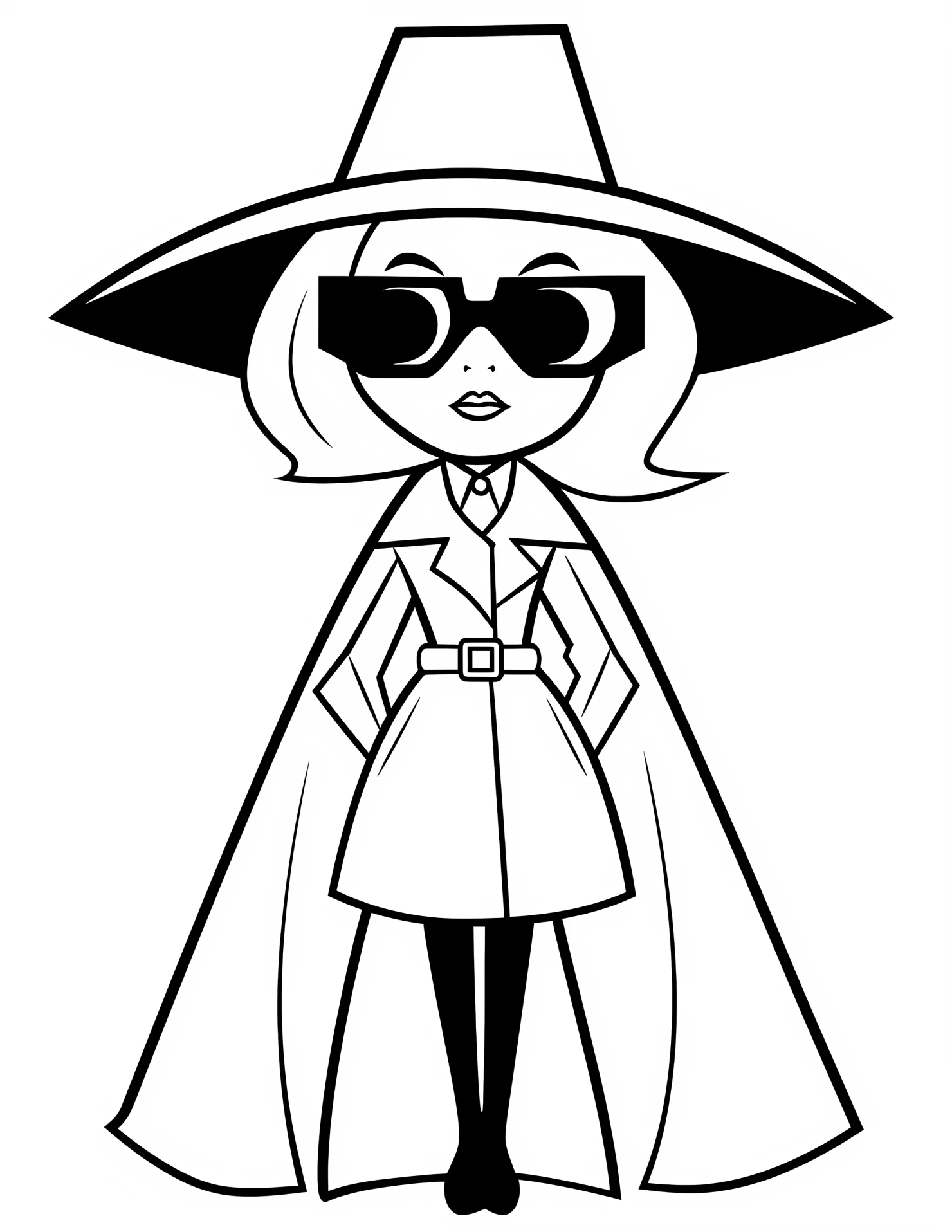Lady Gaga for kids coloring page on white color background #31924