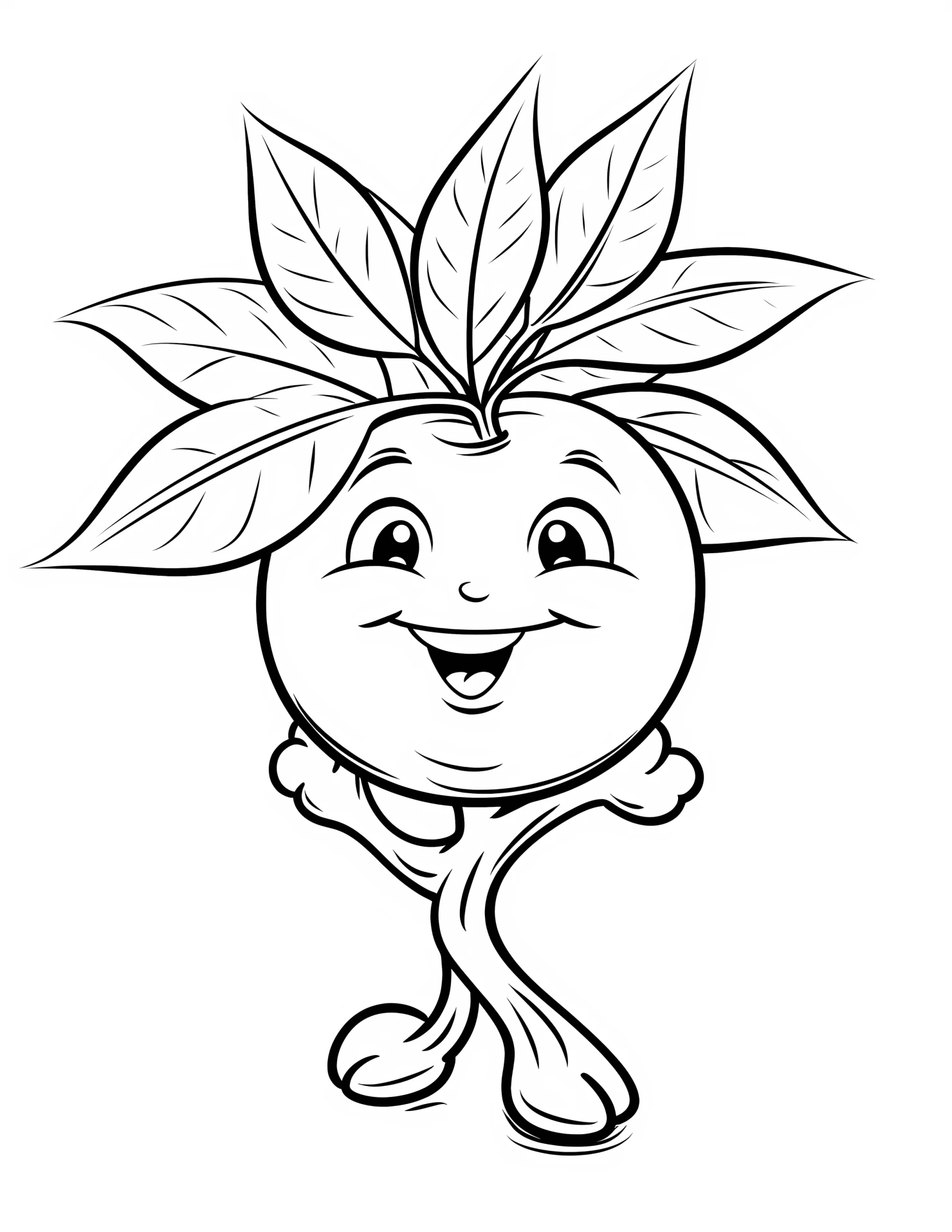 Lemon for kids coloring page on white color background #31936