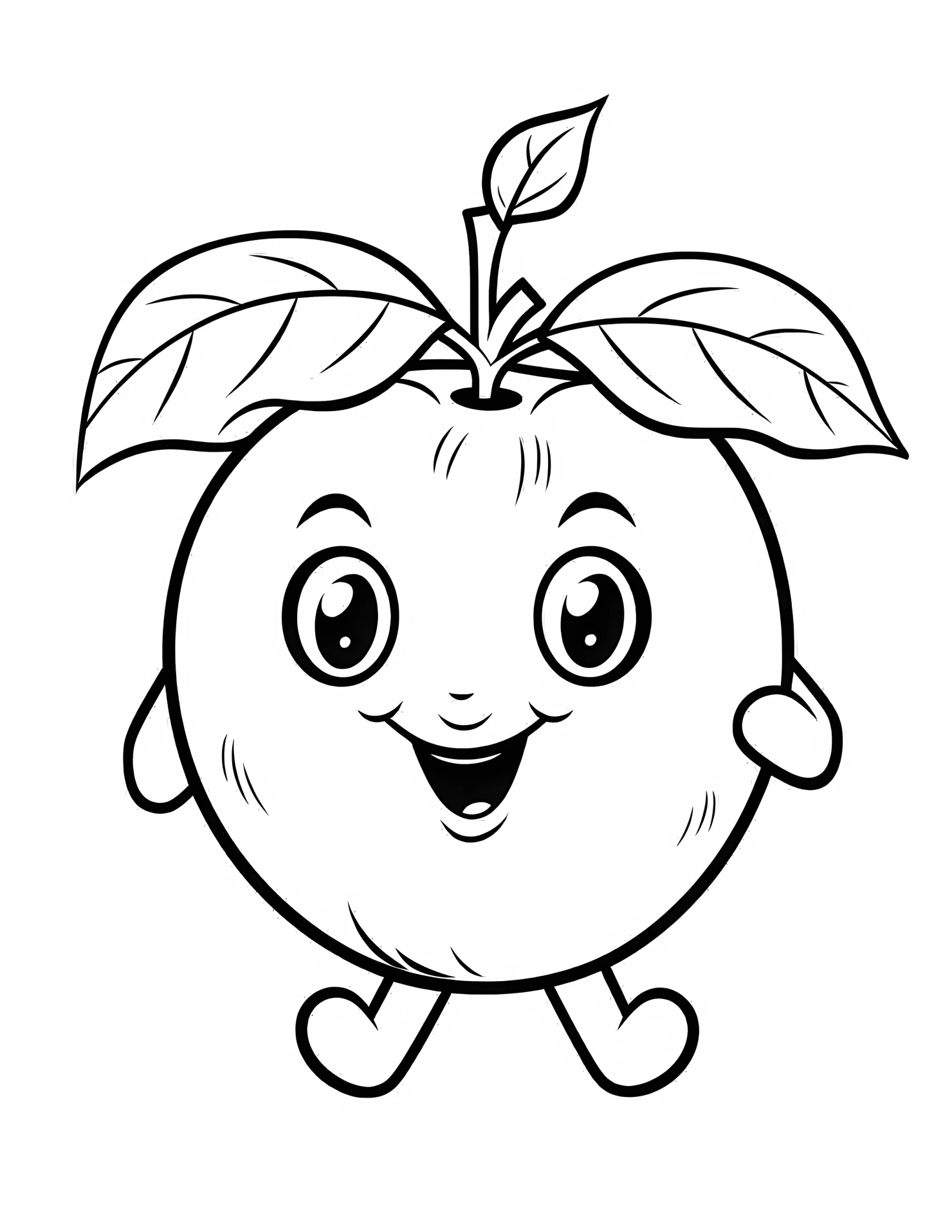 Lemon for kids coloring page on white color background #31937