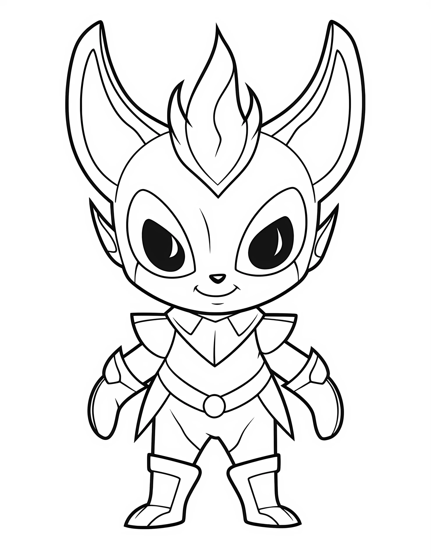 Loki for kids coloring page on white color background #32003