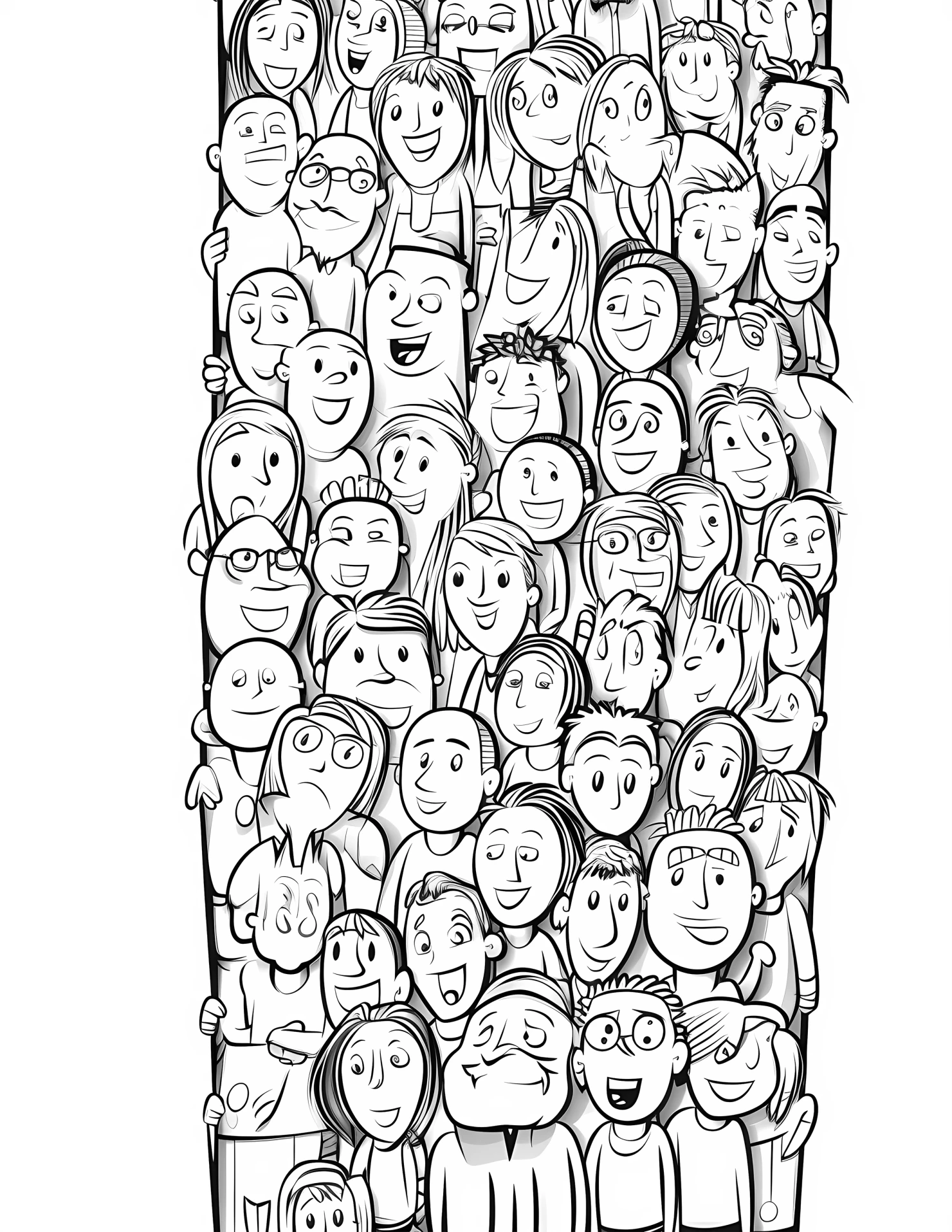 Longest wall for kids coloring page on white color background #32008