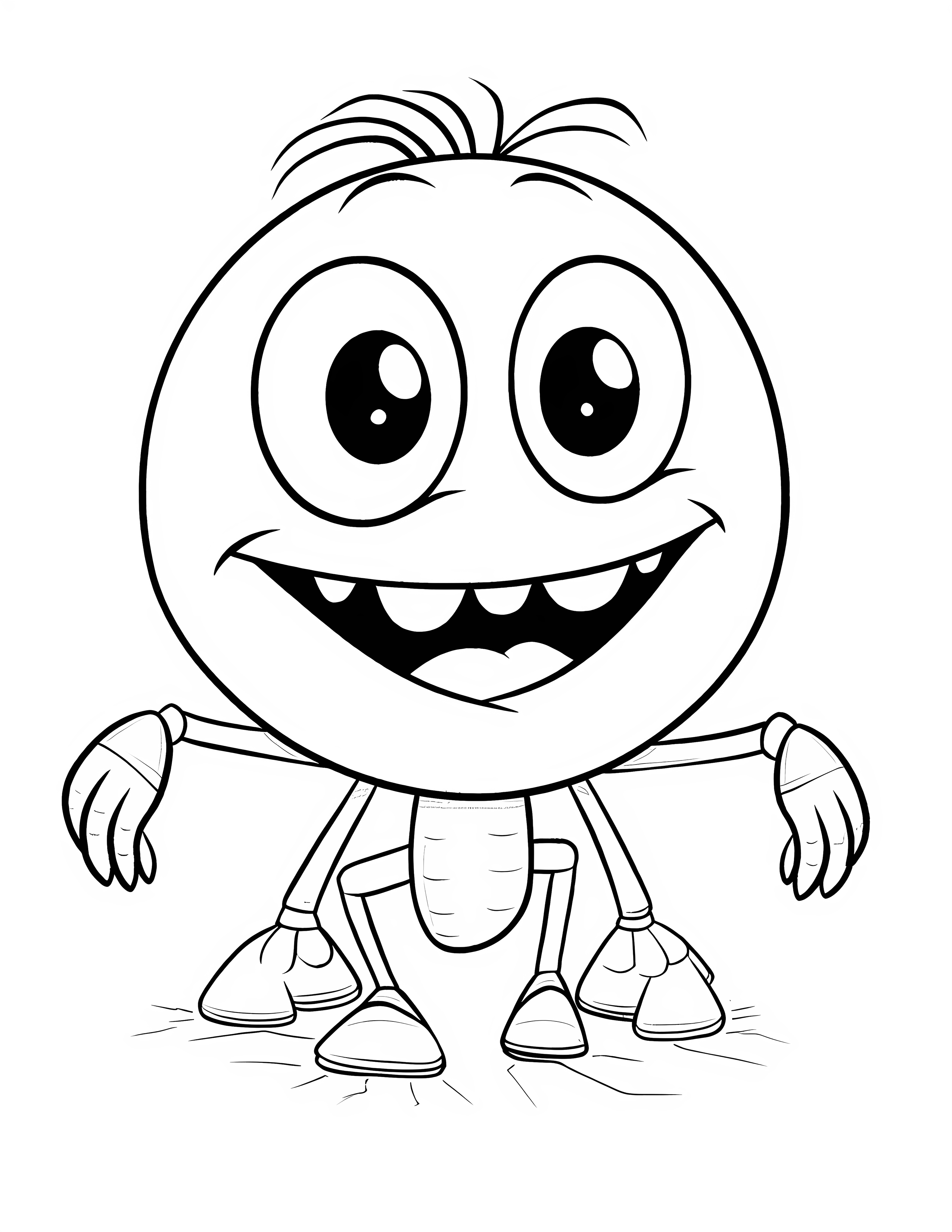 Scorpion for kids coloring page on white color background #32651