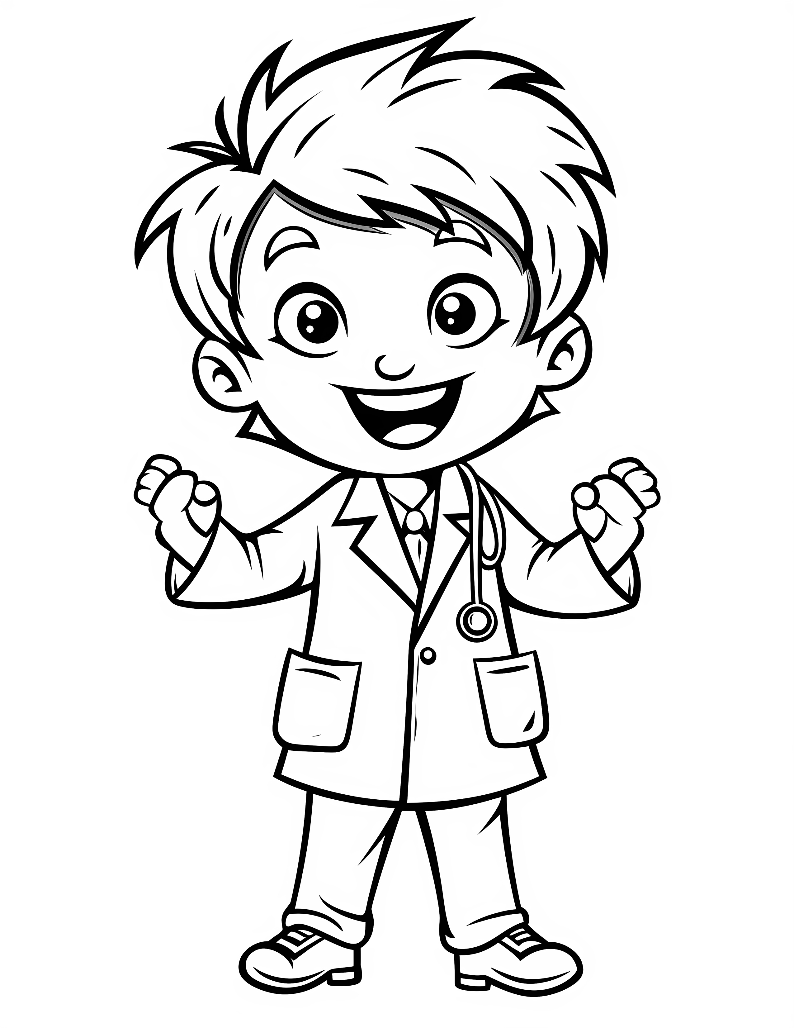 Scrub for kids coloring page on white color background #32653