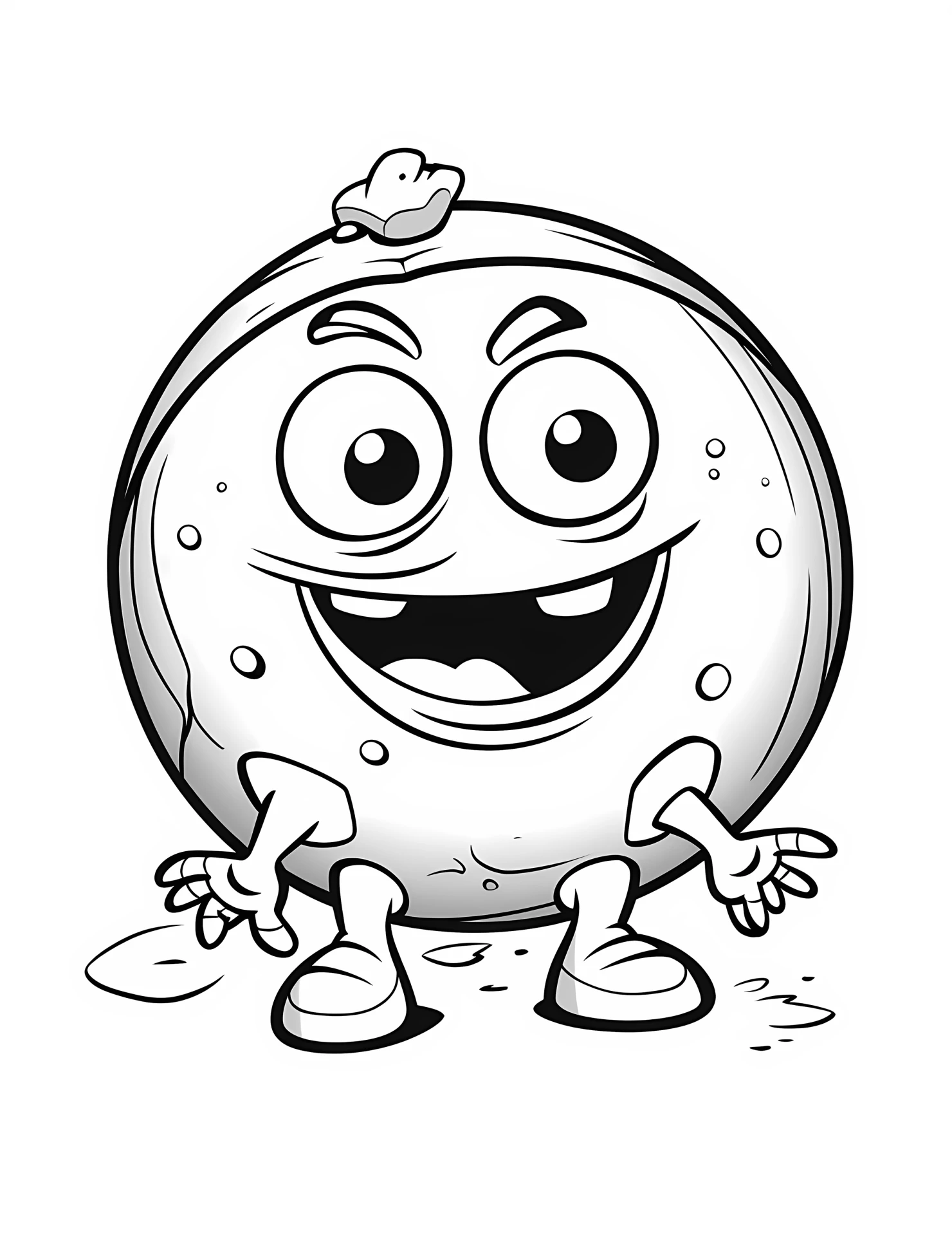 Mars for kids coloring page on white color background #32050